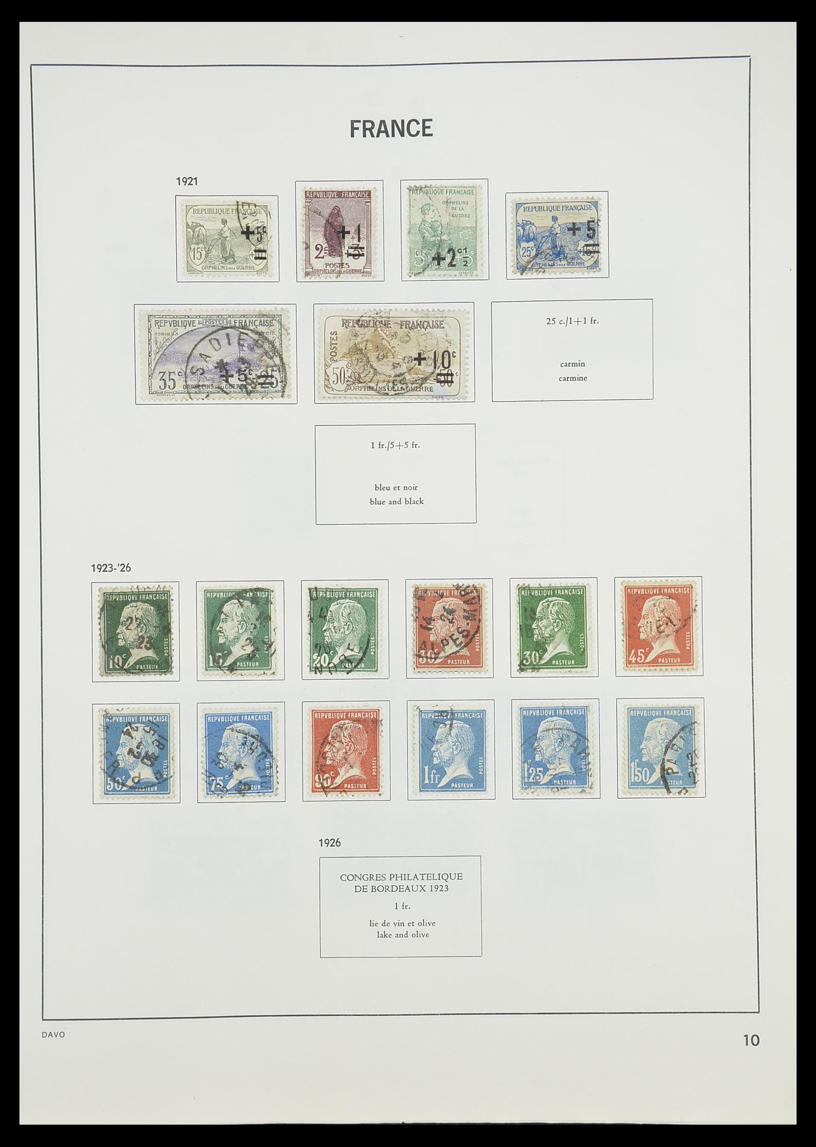 33819 012 - Stamp collection 33819 France 1849-1988.