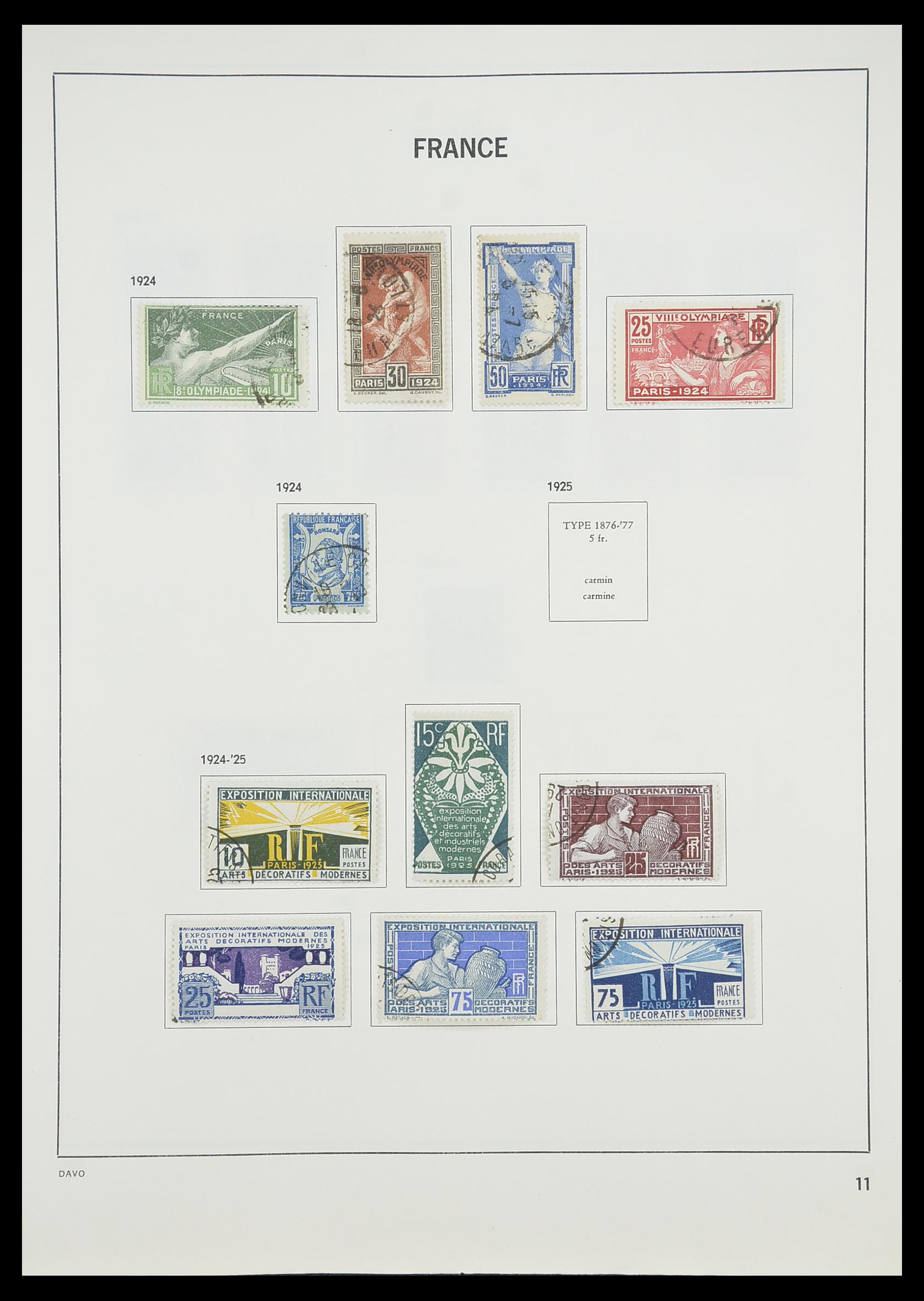 33819 013 - Stamp collection 33819 France 1849-1988.