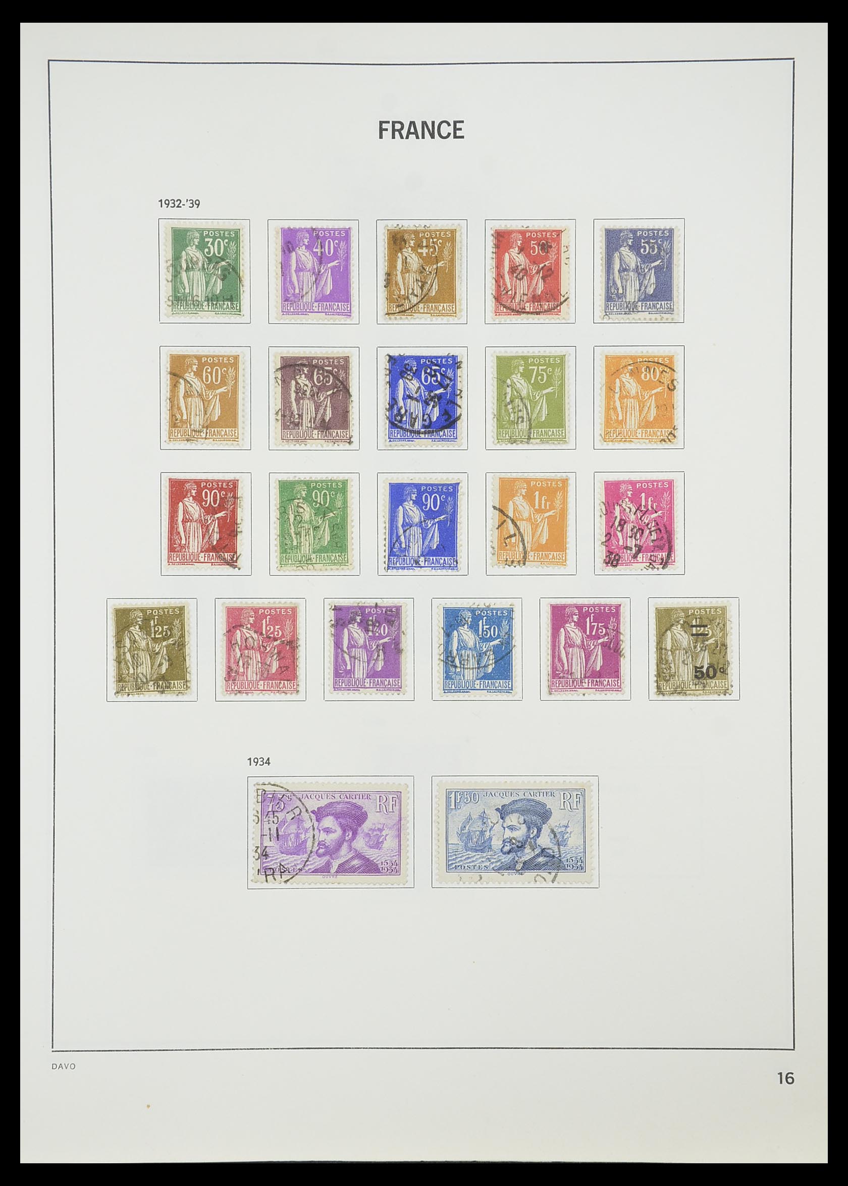 33819 018 - Stamp collection 33819 France 1849-1988.