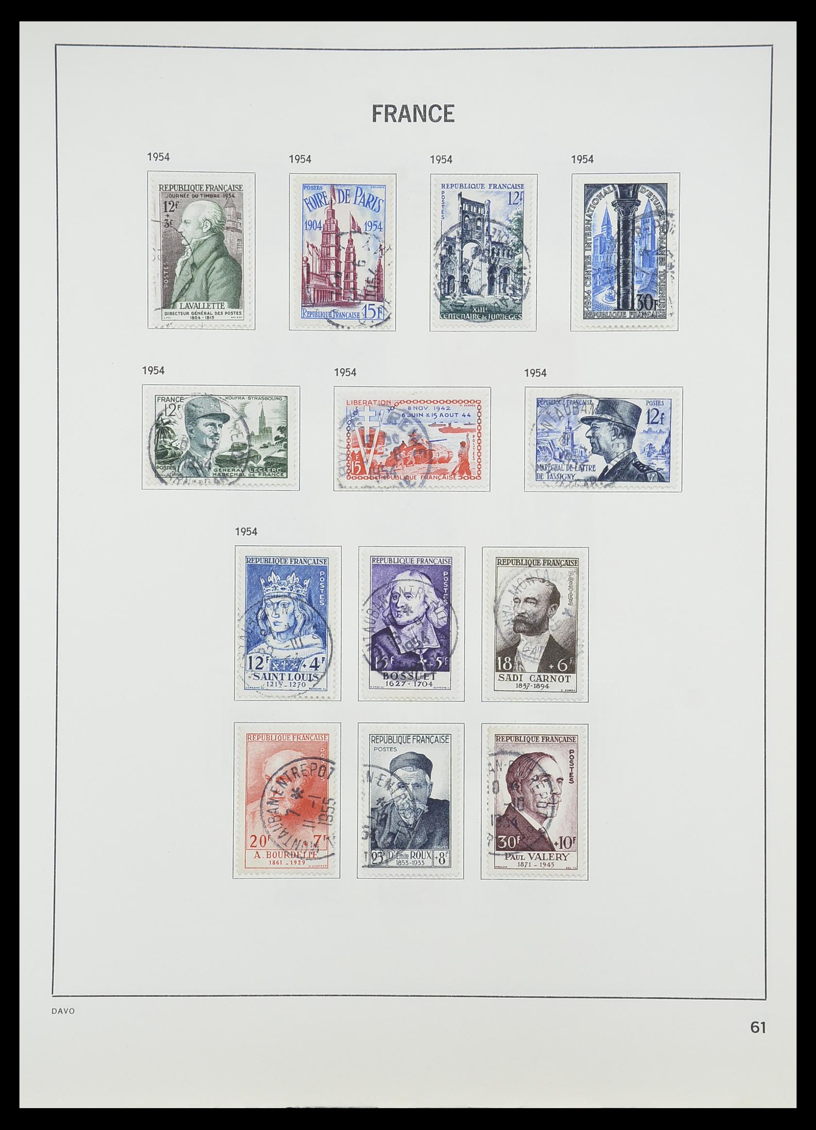 33819 066 - Postzegelverzameling 33819 Frankrijk 1849-1988.