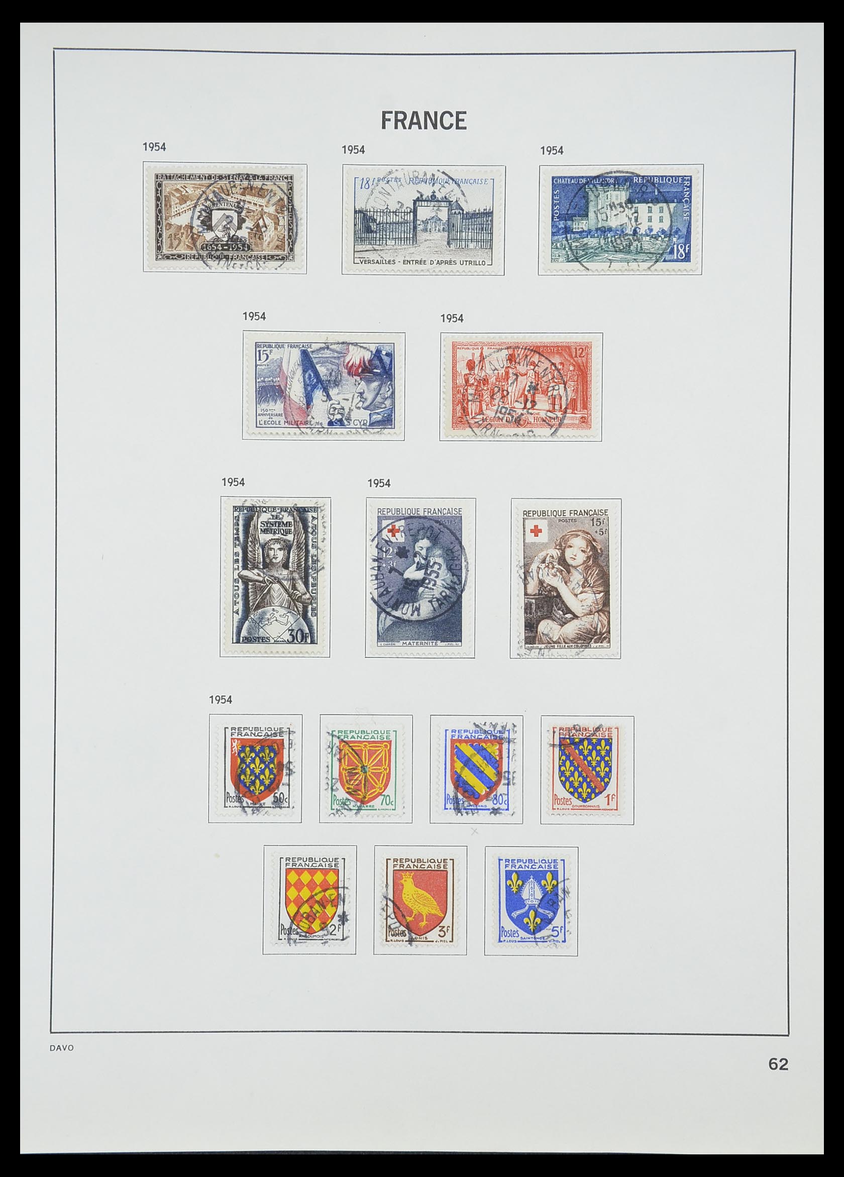 33819 067 - Postzegelverzameling 33819 Frankrijk 1849-1988.