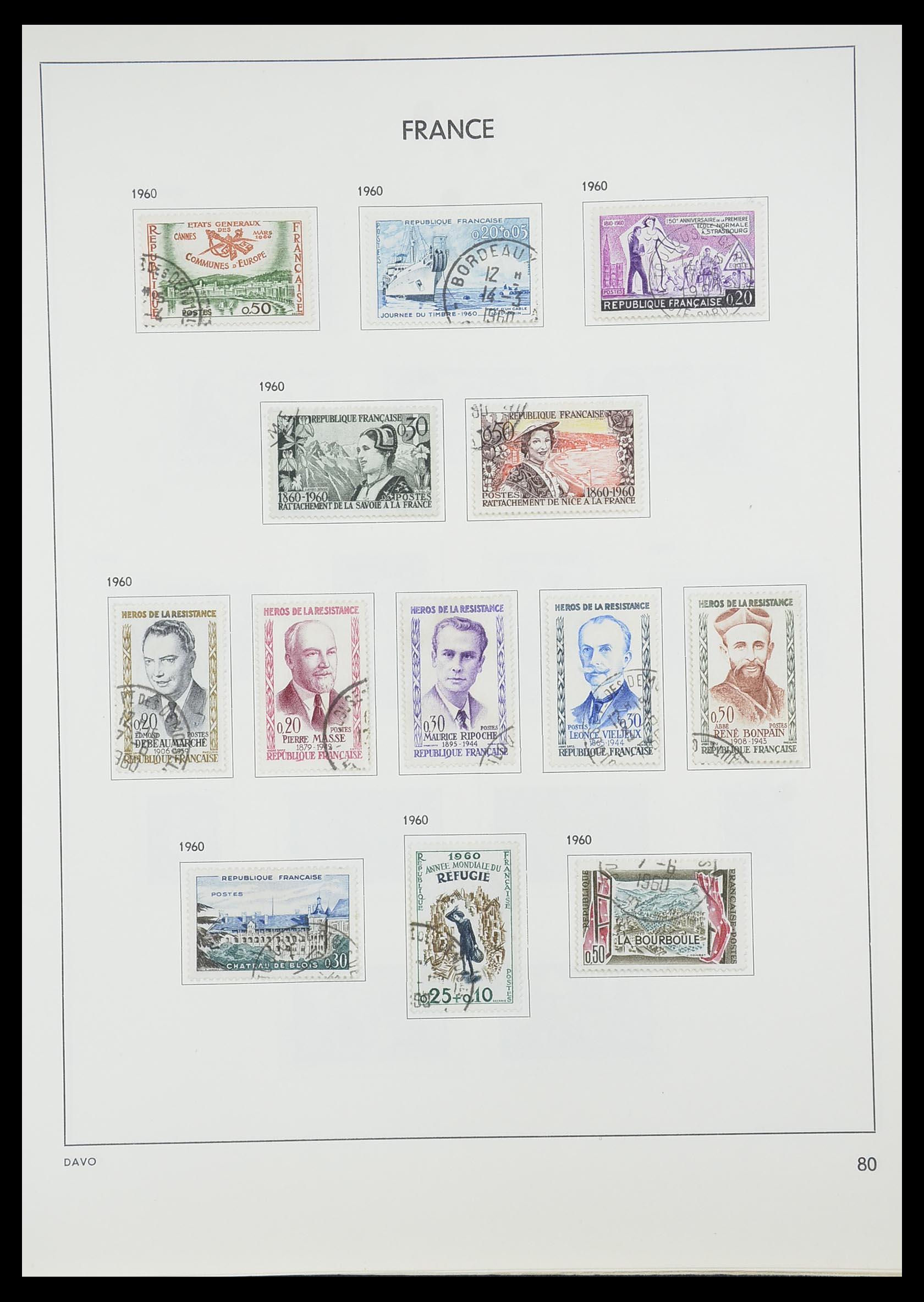 33819 085 - Stamp collection 33819 France 1849-1988.