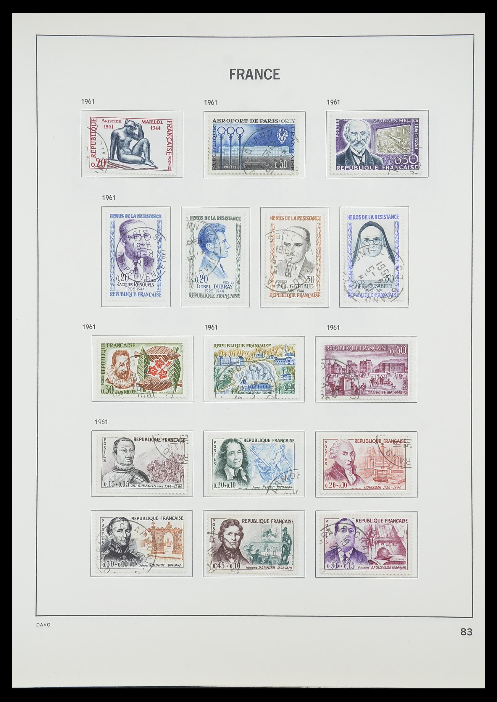 33819 088 - Stamp collection 33819 France 1849-1988.