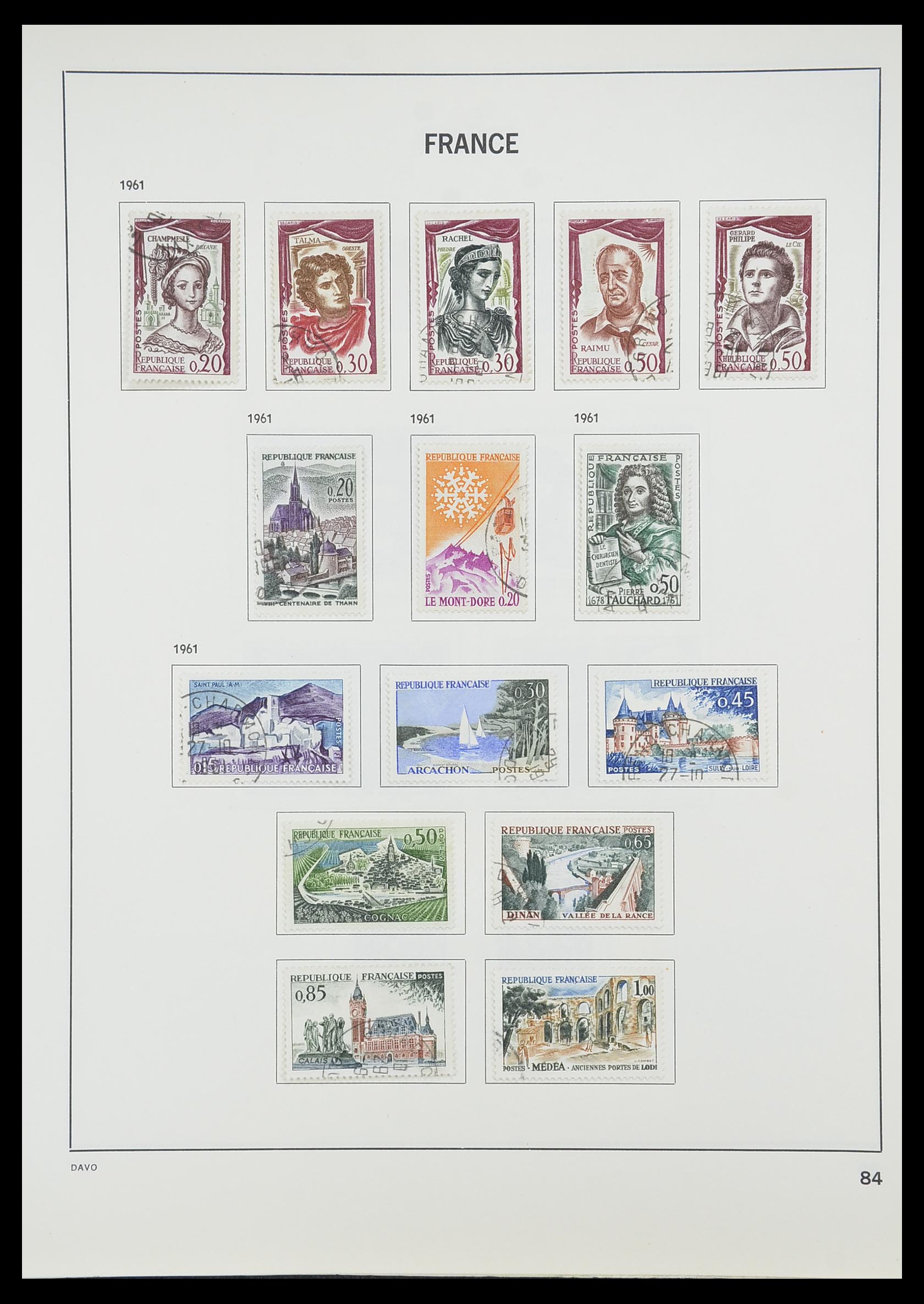 33819 089 - Stamp collection 33819 France 1849-1988.