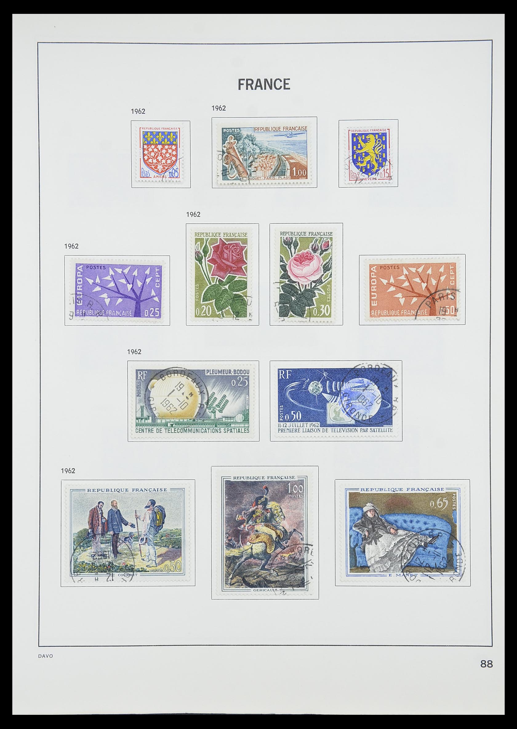 33819 093 - Stamp collection 33819 France 1849-1988.