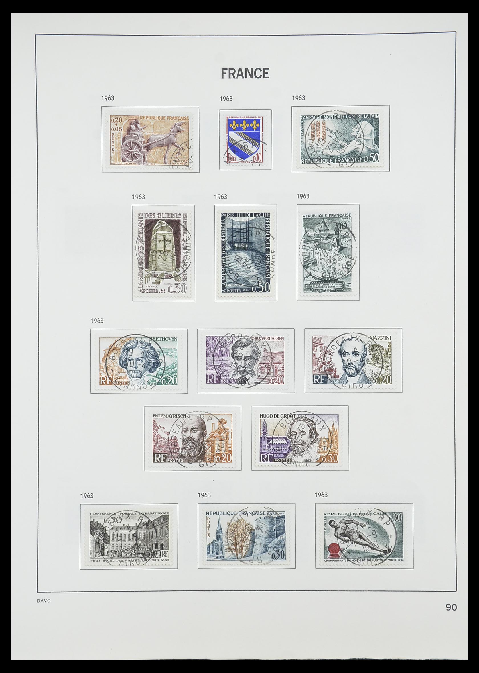 33819 095 - Stamp collection 33819 France 1849-1988.