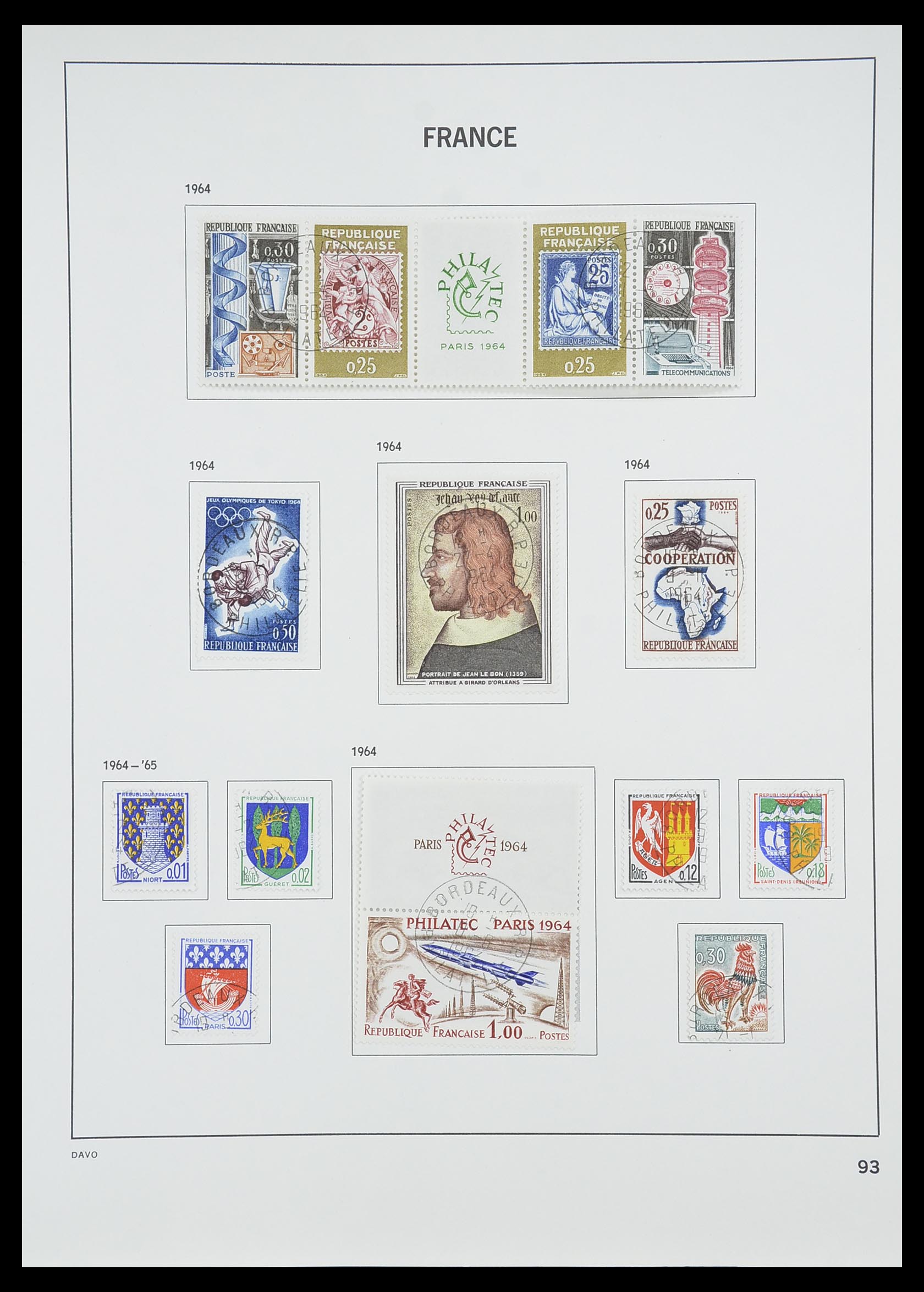 33819 099 - Stamp collection 33819 France 1849-1988.
