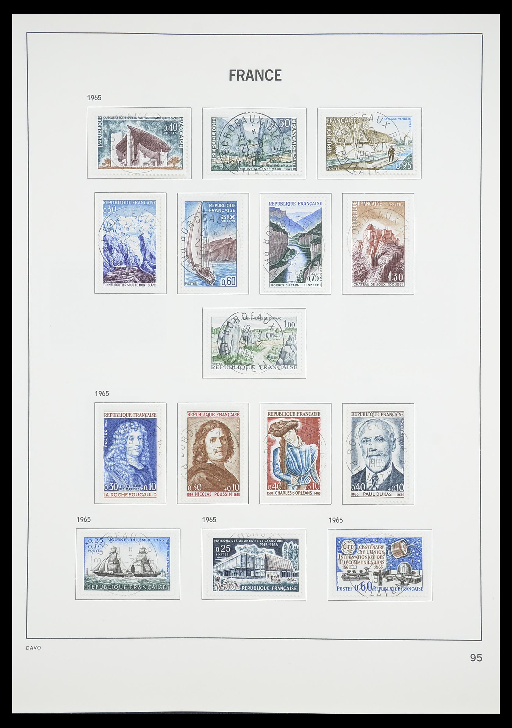 33819 101 - Postzegelverzameling 33819 Frankrijk 1849-1988.