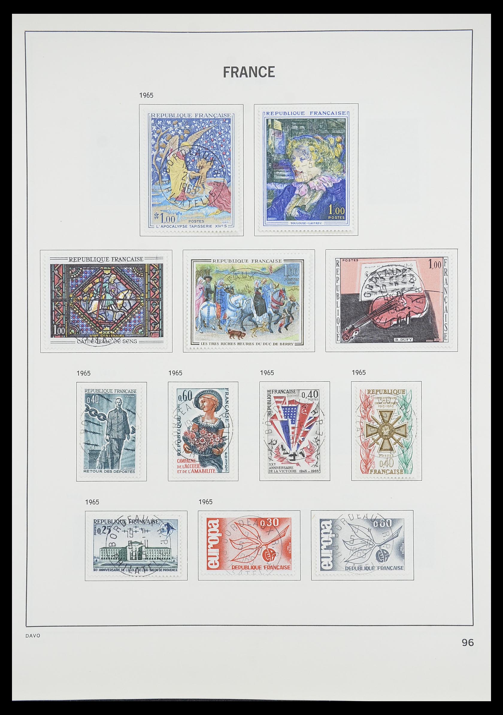 33819 102 - Postzegelverzameling 33819 Frankrijk 1849-1988.