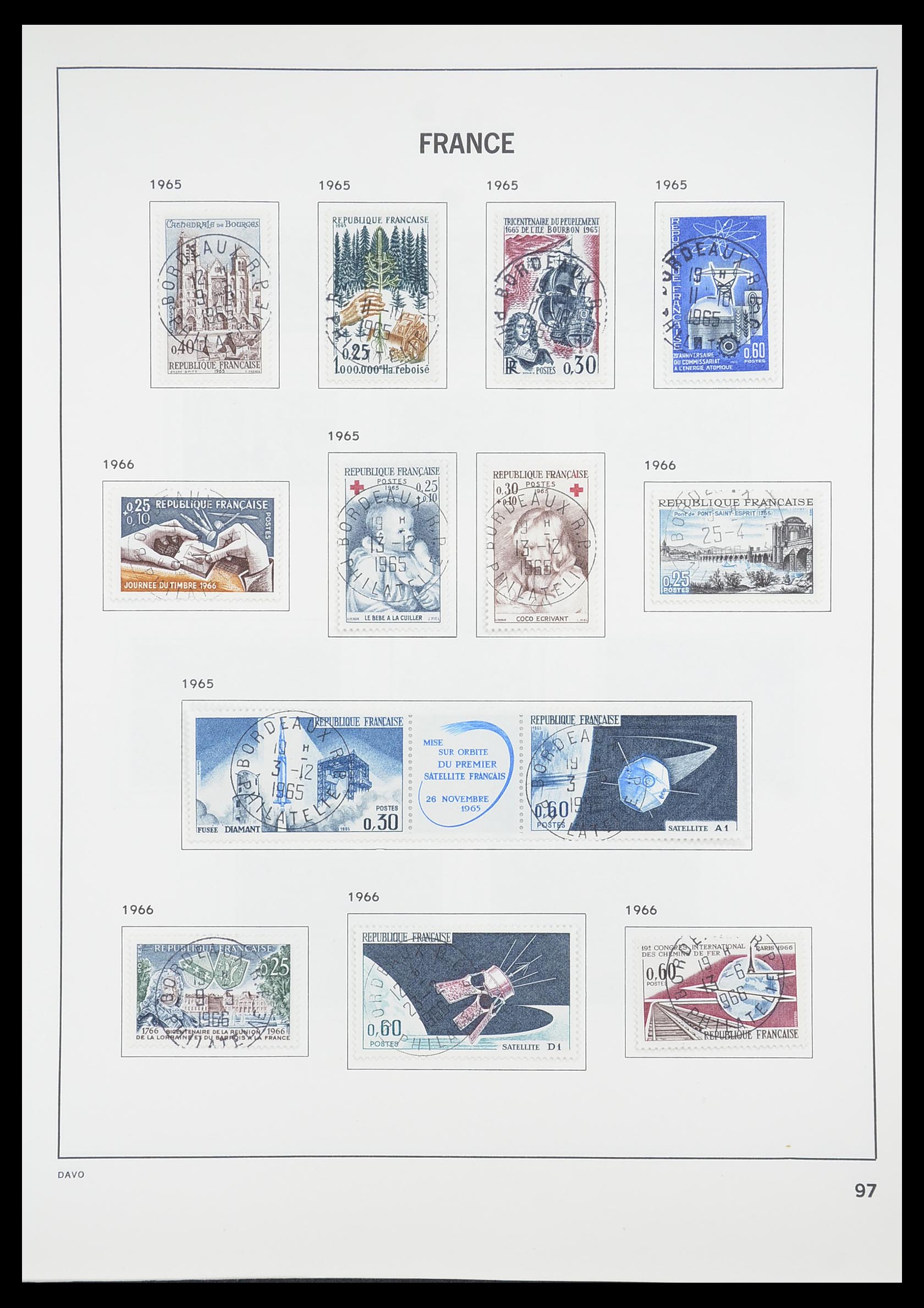 33819 103 - Postzegelverzameling 33819 Frankrijk 1849-1988.