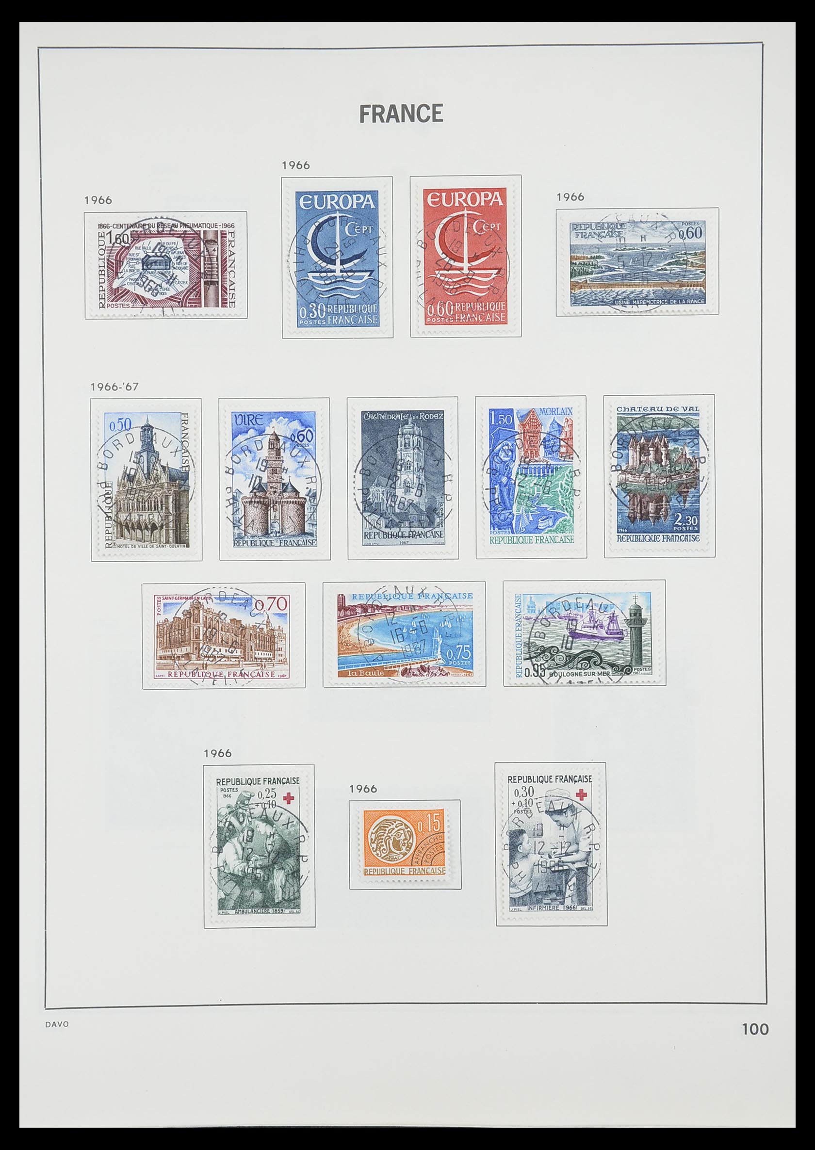 33819 106 - Postzegelverzameling 33819 Frankrijk 1849-1988.