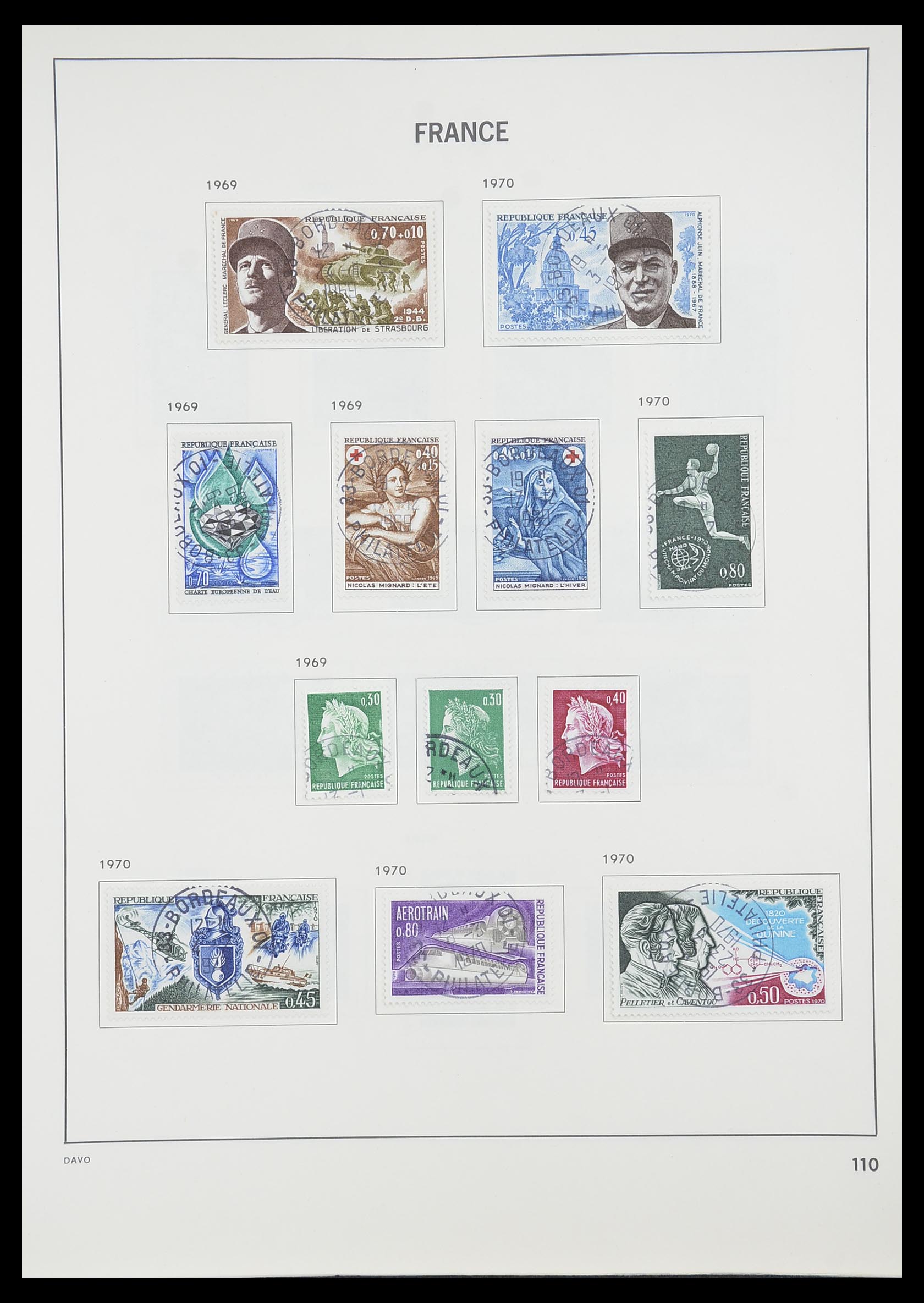 33819 116 - Postzegelverzameling 33819 Frankrijk 1849-1988.
