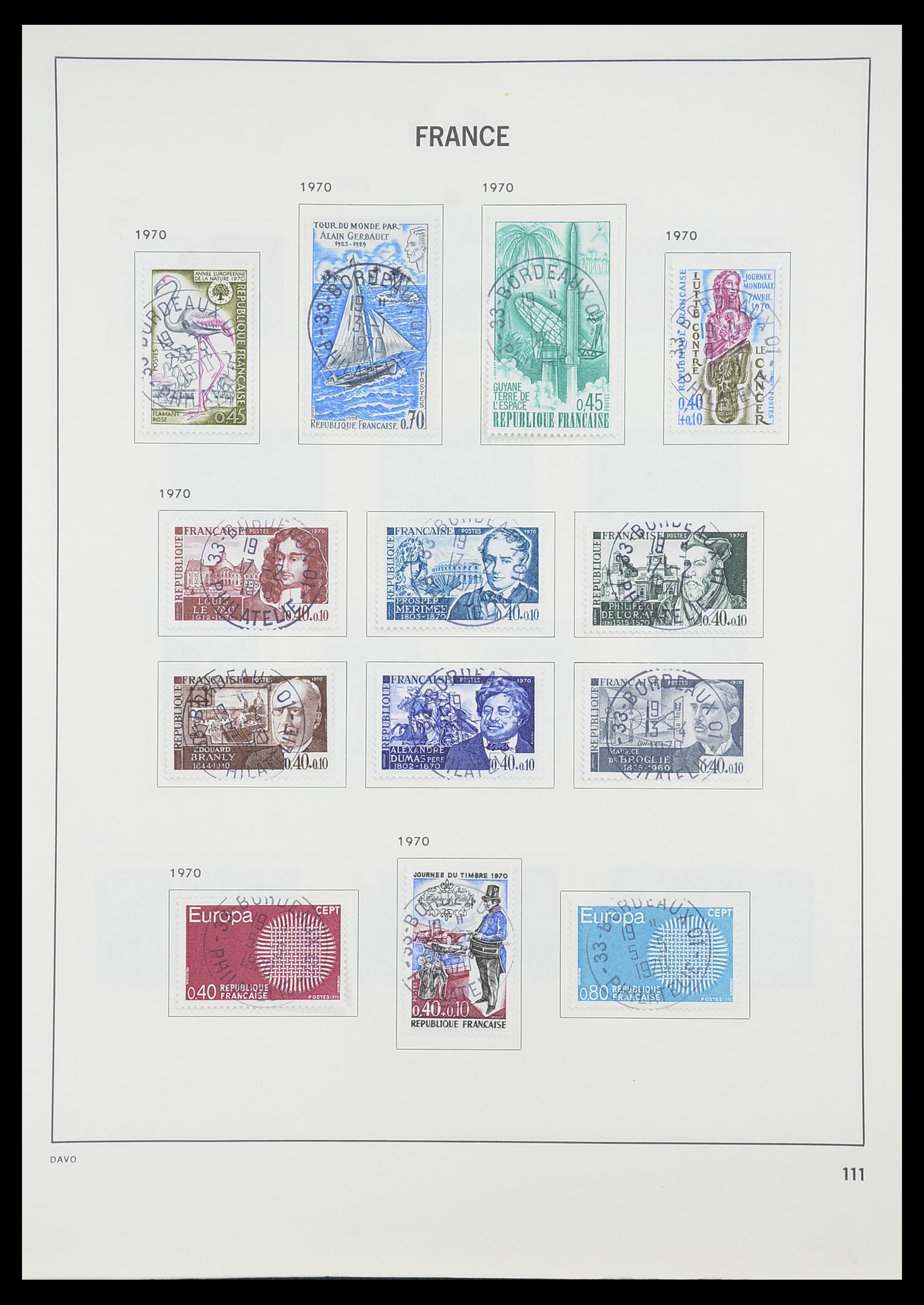 33819 117 - Postzegelverzameling 33819 Frankrijk 1849-1988.