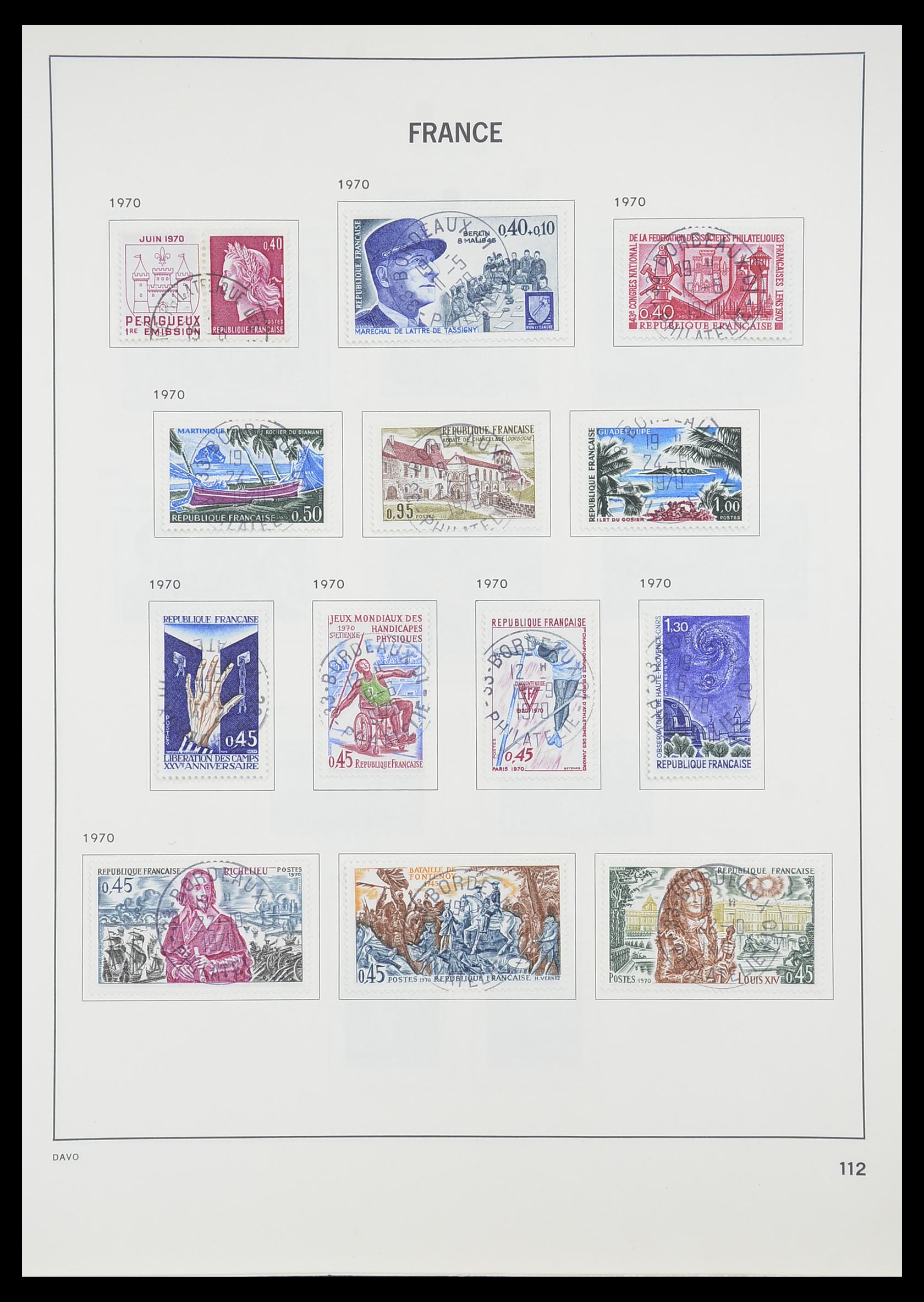 33819 118 - Postzegelverzameling 33819 Frankrijk 1849-1988.