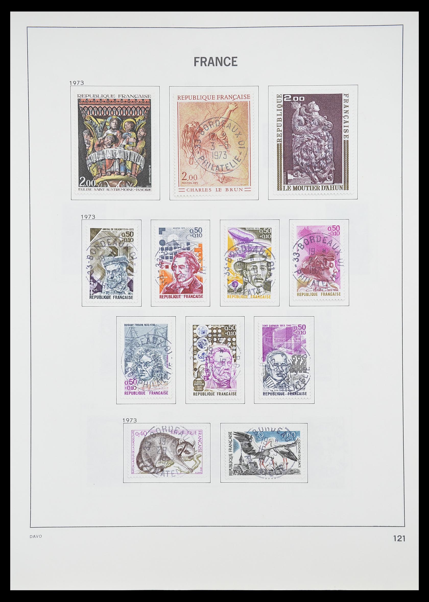 33819 127 - Postzegelverzameling 33819 Frankrijk 1849-1988.