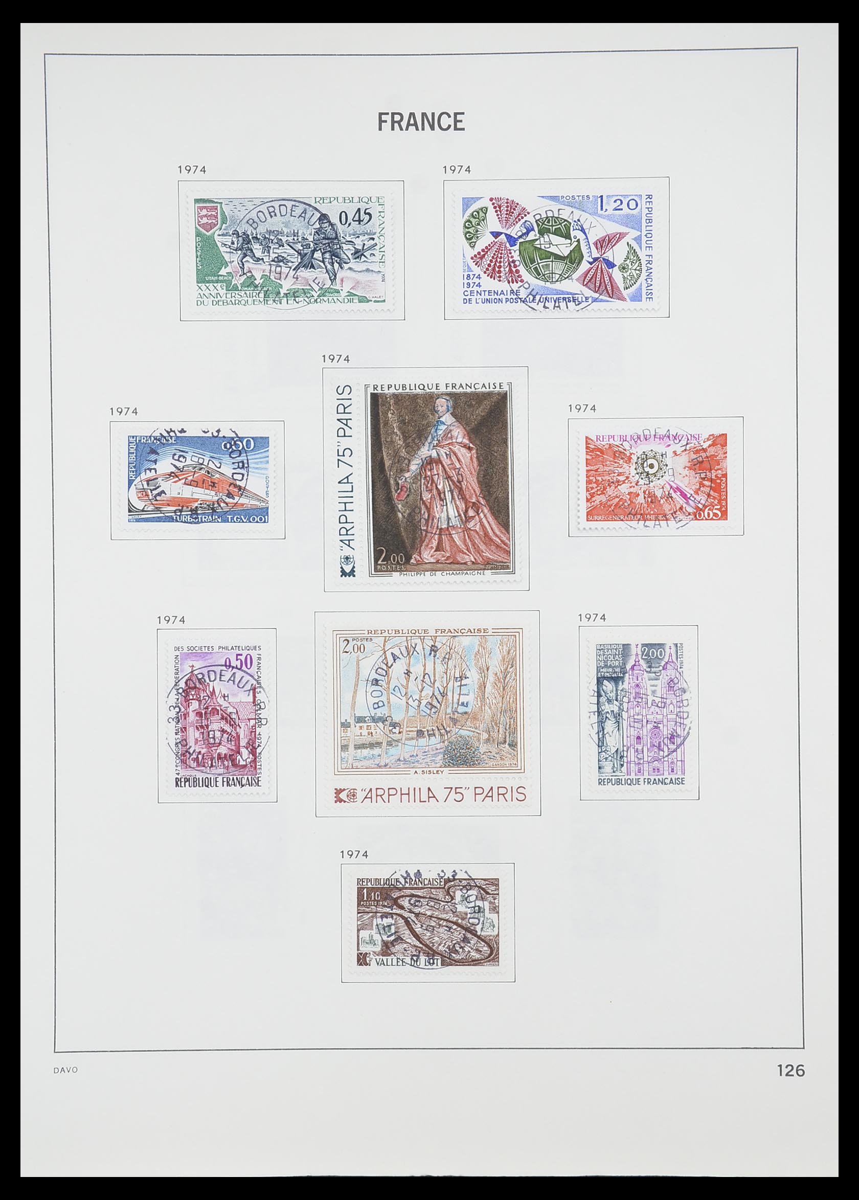 33819 132 - Postzegelverzameling 33819 Frankrijk 1849-1988.