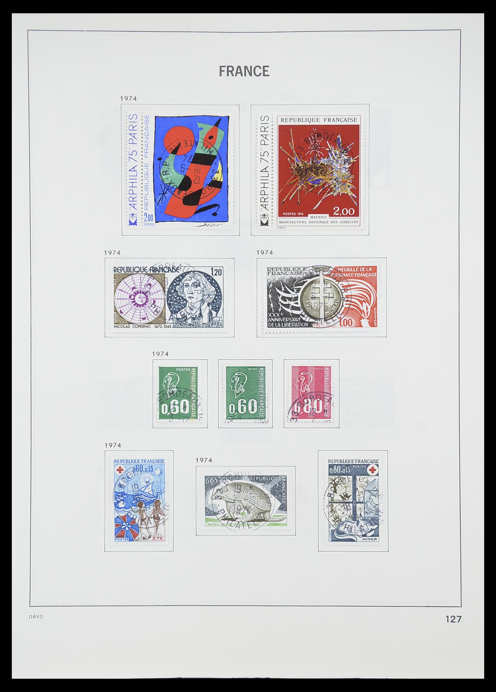 33819 133 - Postzegelverzameling 33819 Frankrijk 1849-1988.