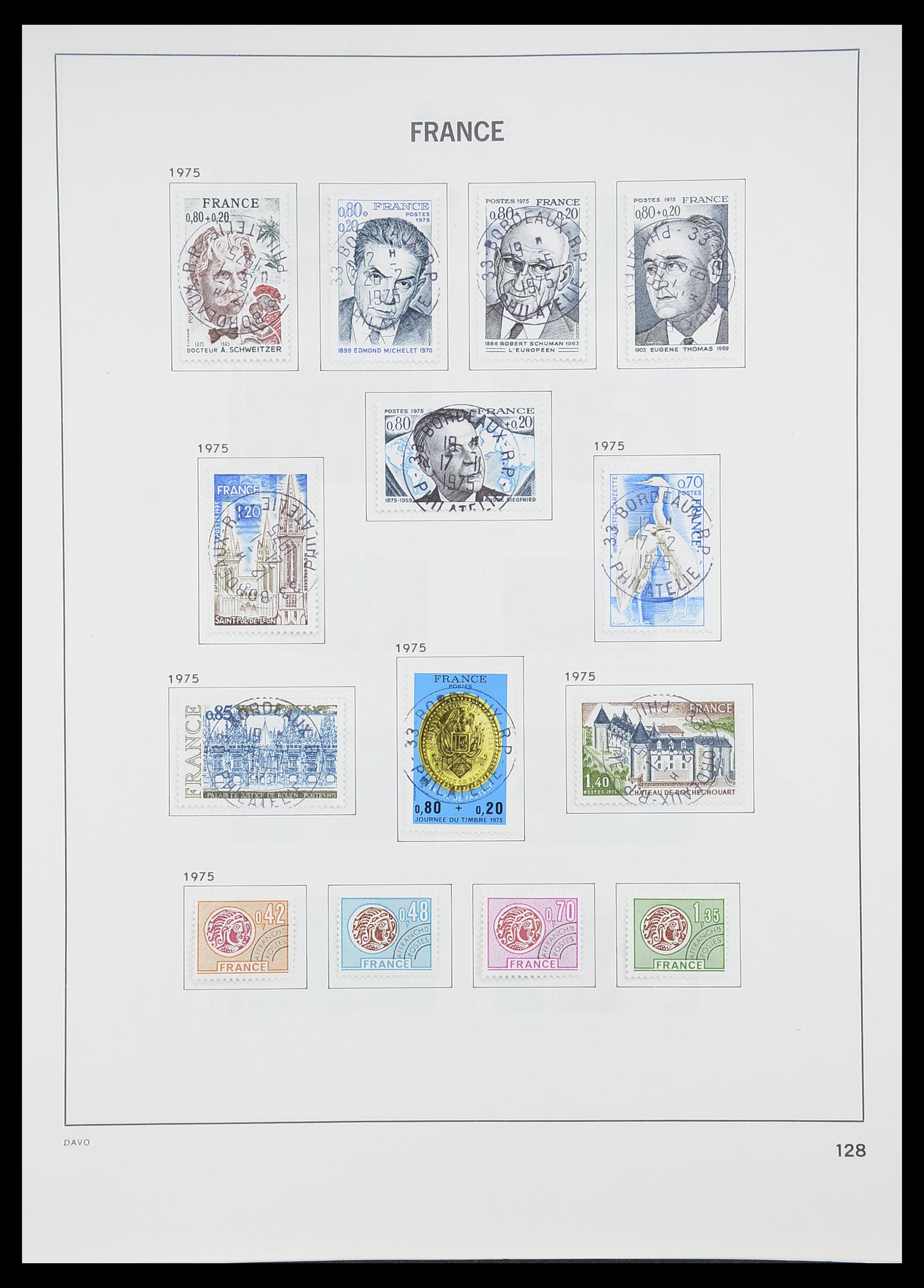 33819 134 - Postzegelverzameling 33819 Frankrijk 1849-1988.
