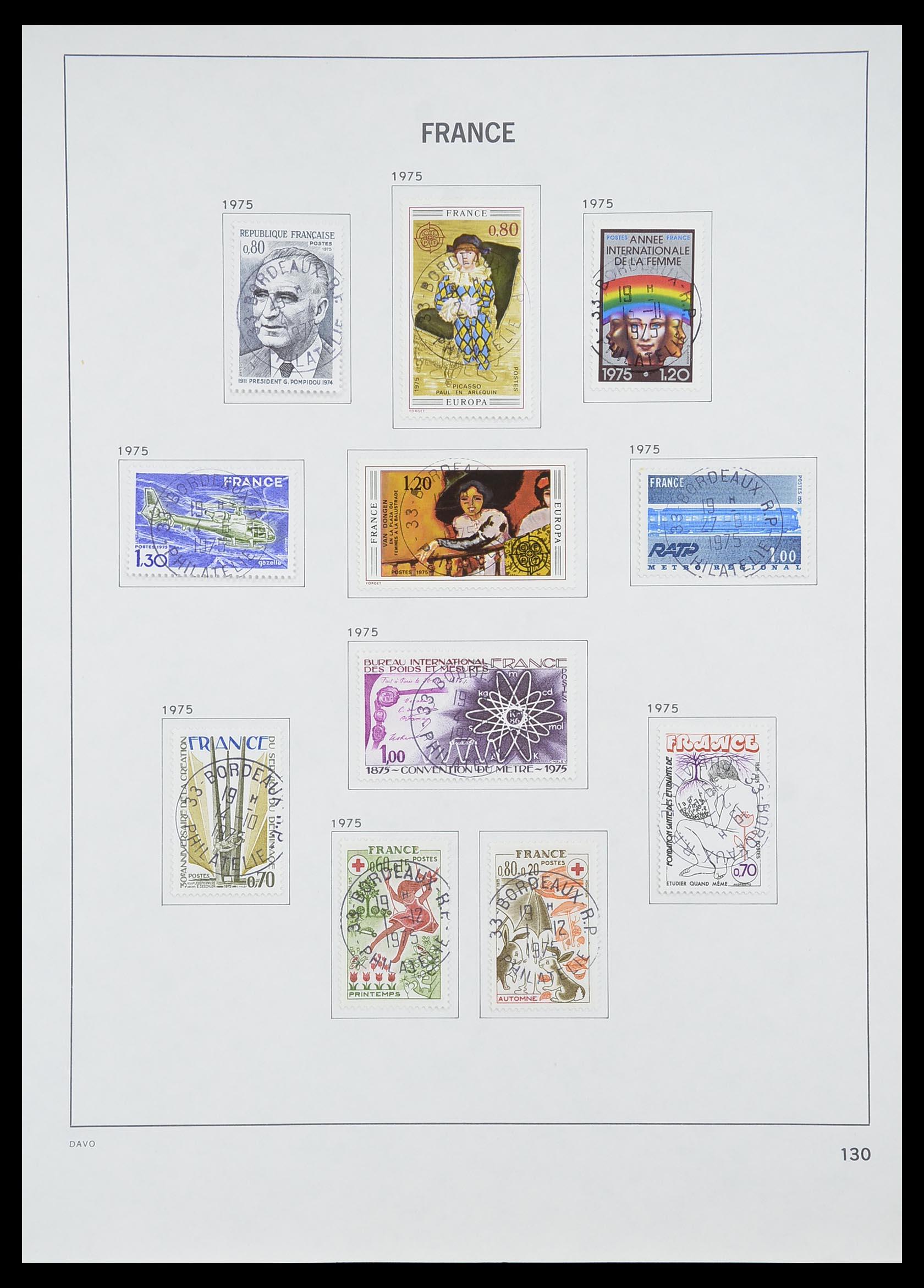 33819 136 - Postzegelverzameling 33819 Frankrijk 1849-1988.