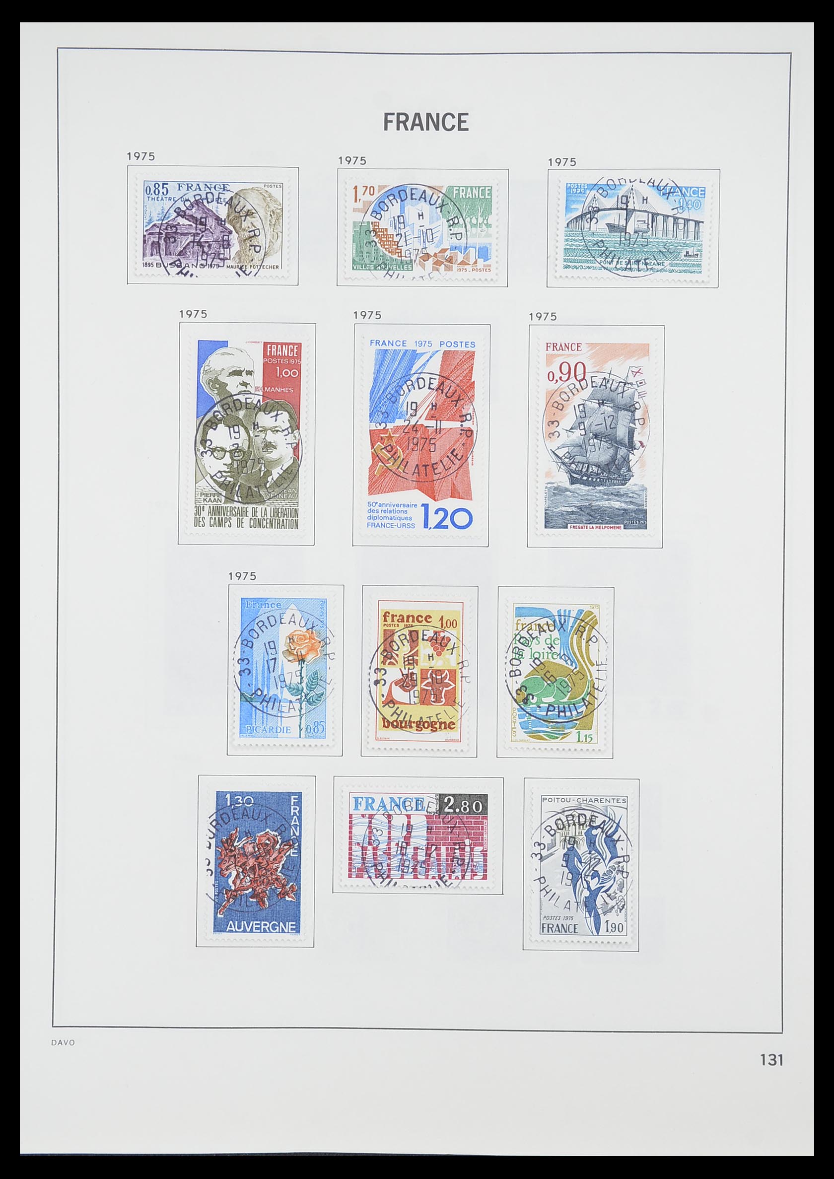 33819 137 - Postzegelverzameling 33819 Frankrijk 1849-1988.