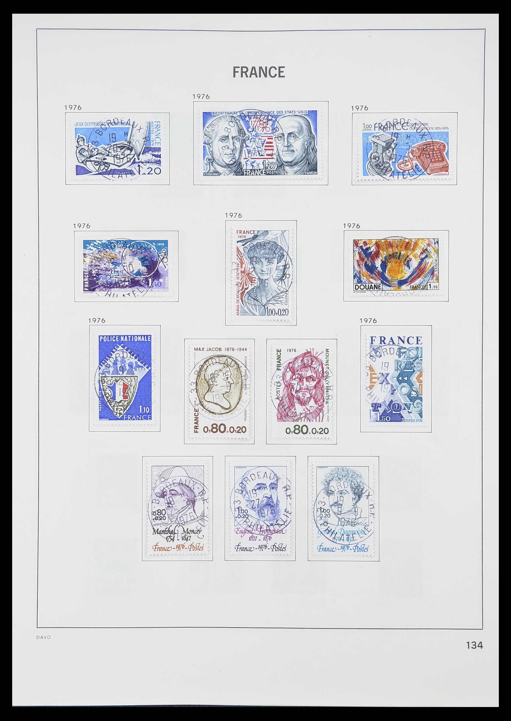 33819 140 - Postzegelverzameling 33819 Frankrijk 1849-1988.