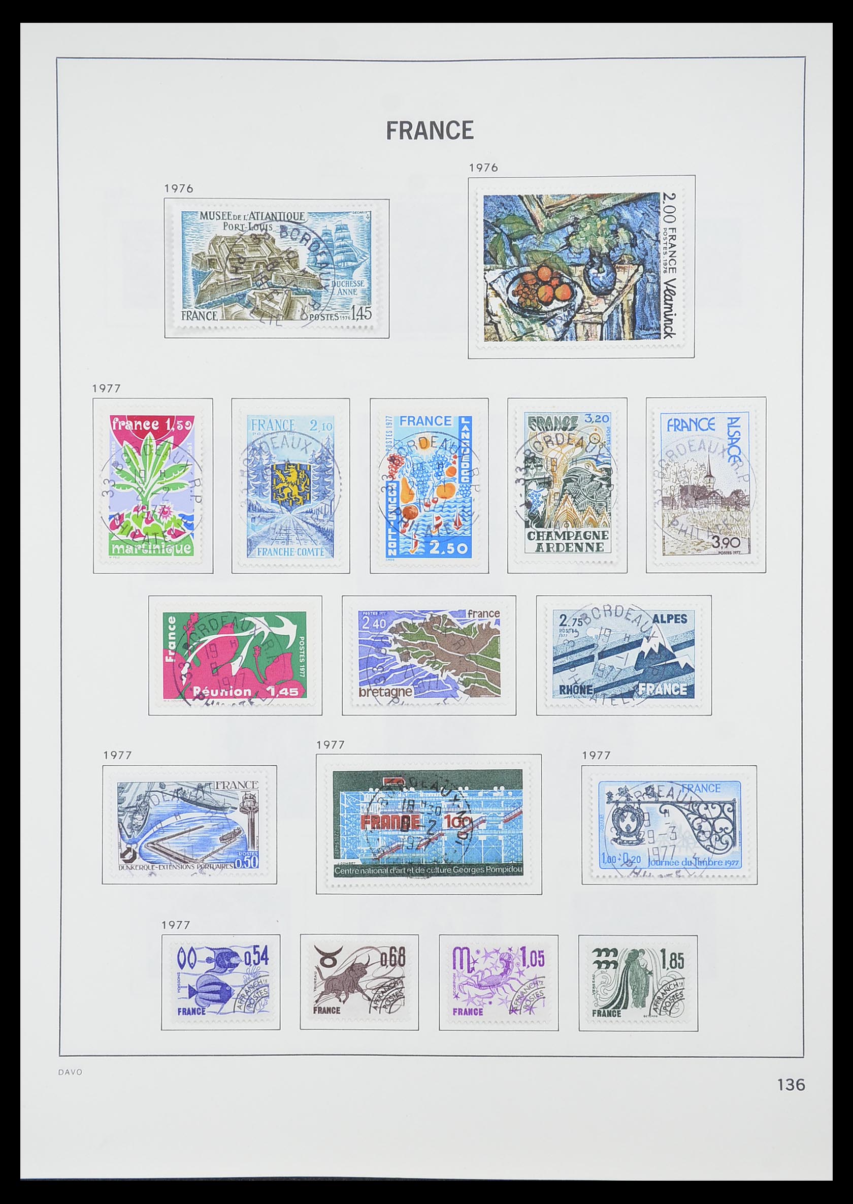 33819 142 - Postzegelverzameling 33819 Frankrijk 1849-1988.