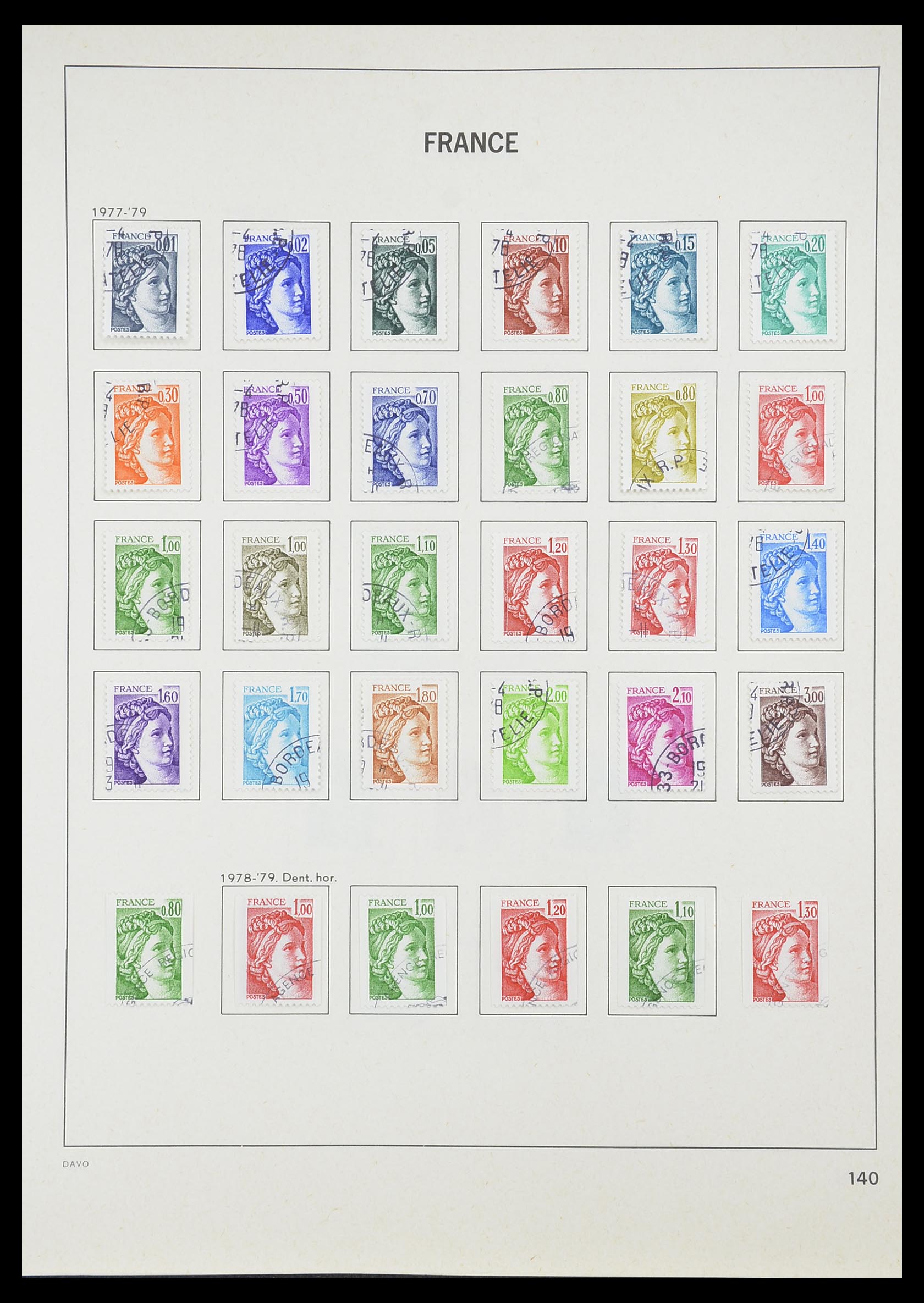 33819 146 - Postzegelverzameling 33819 Frankrijk 1849-1988.