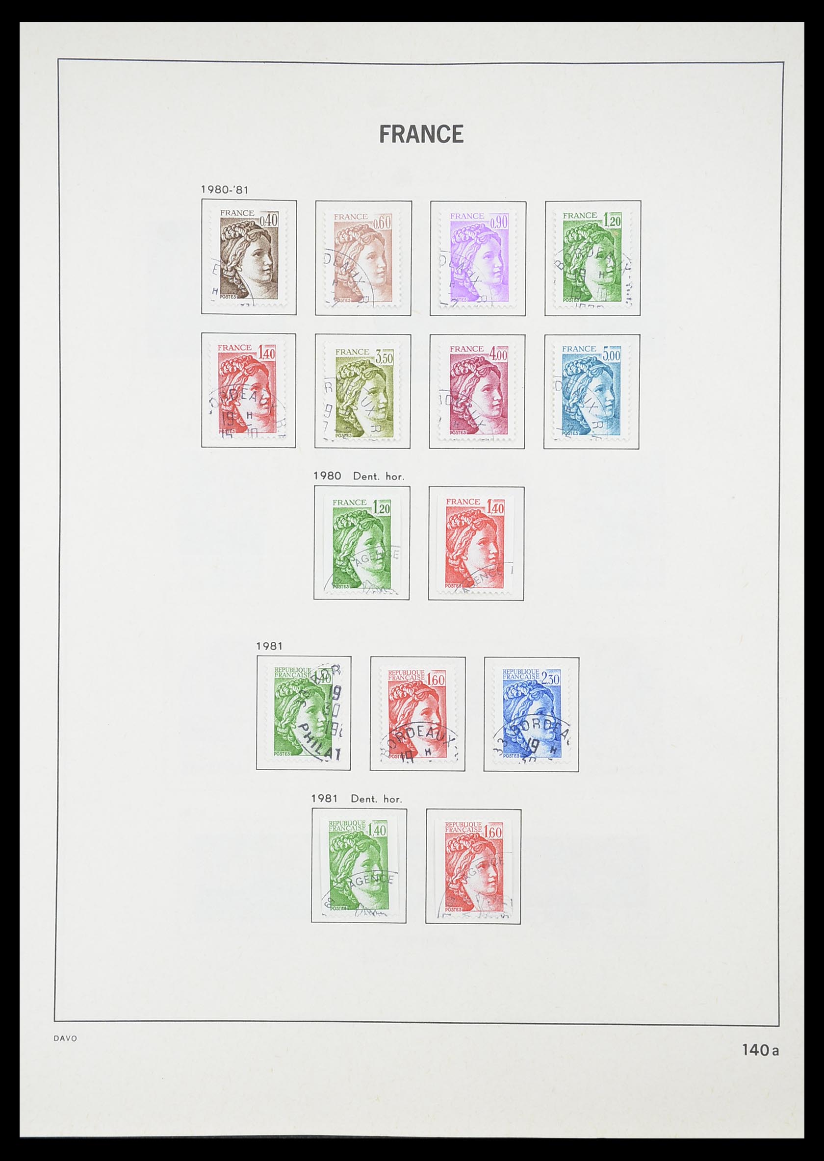 33819 147 - Postzegelverzameling 33819 Frankrijk 1849-1988.