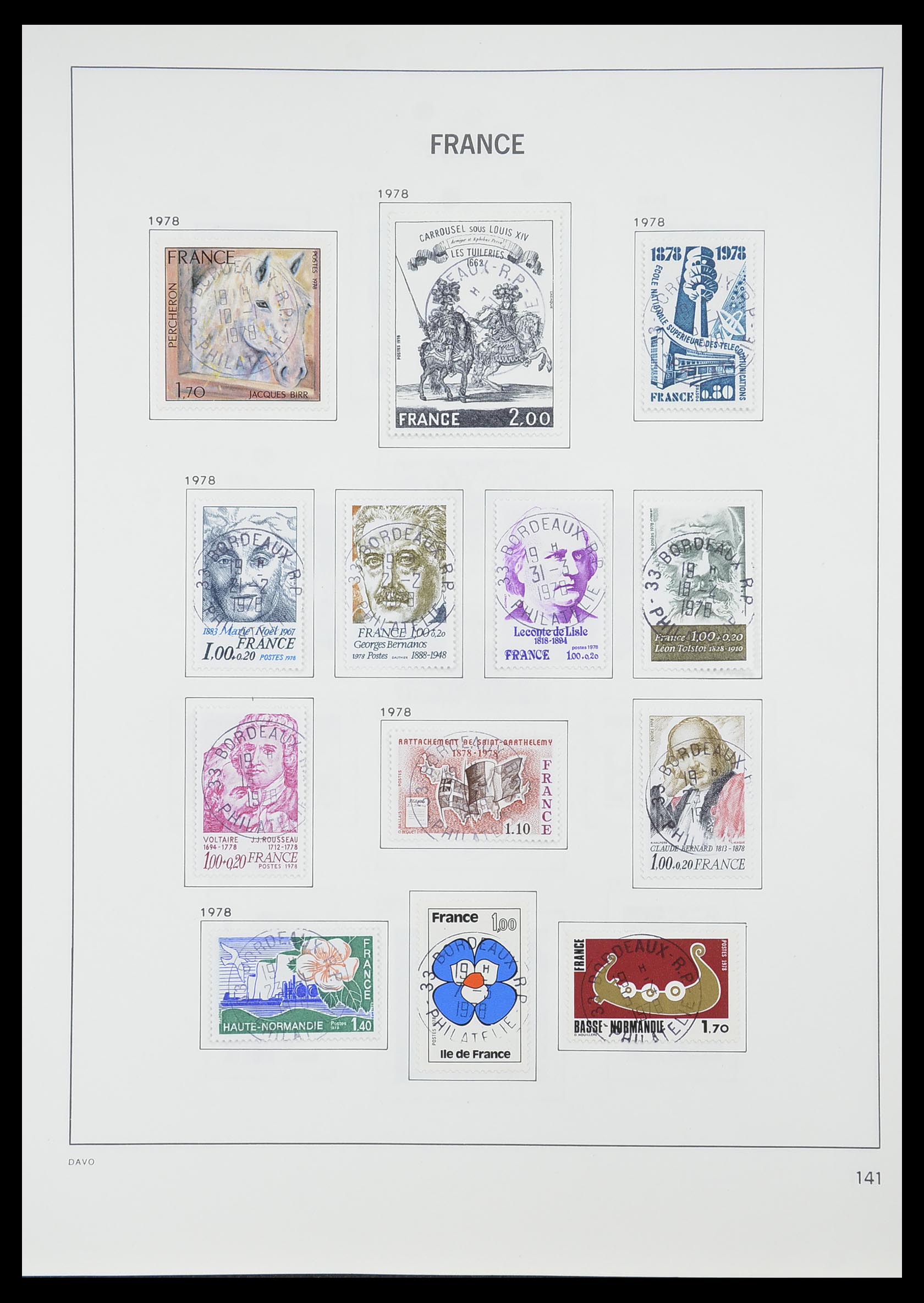 33819 148 - Postzegelverzameling 33819 Frankrijk 1849-1988.