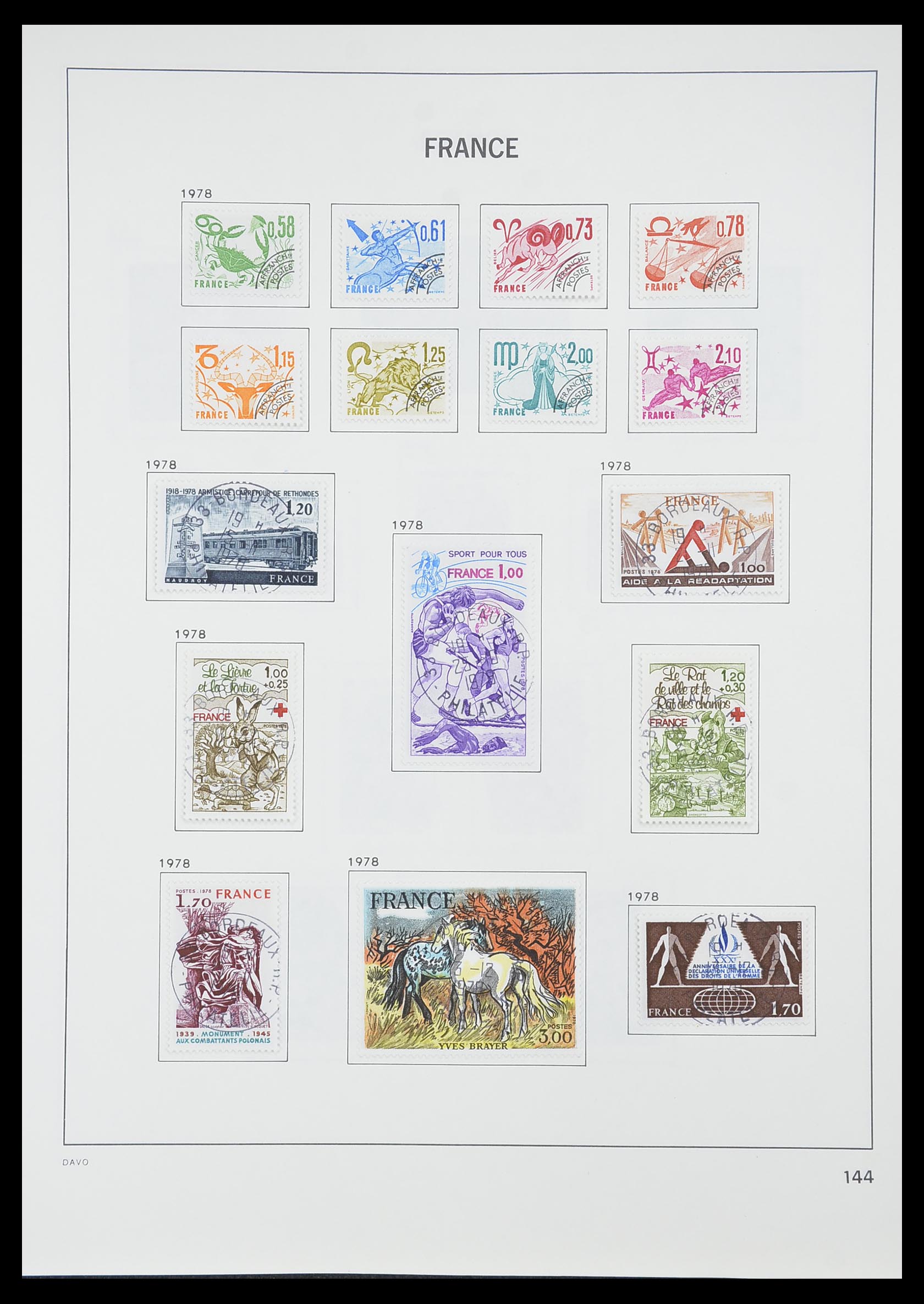 33819 151 - Postzegelverzameling 33819 Frankrijk 1849-1988.