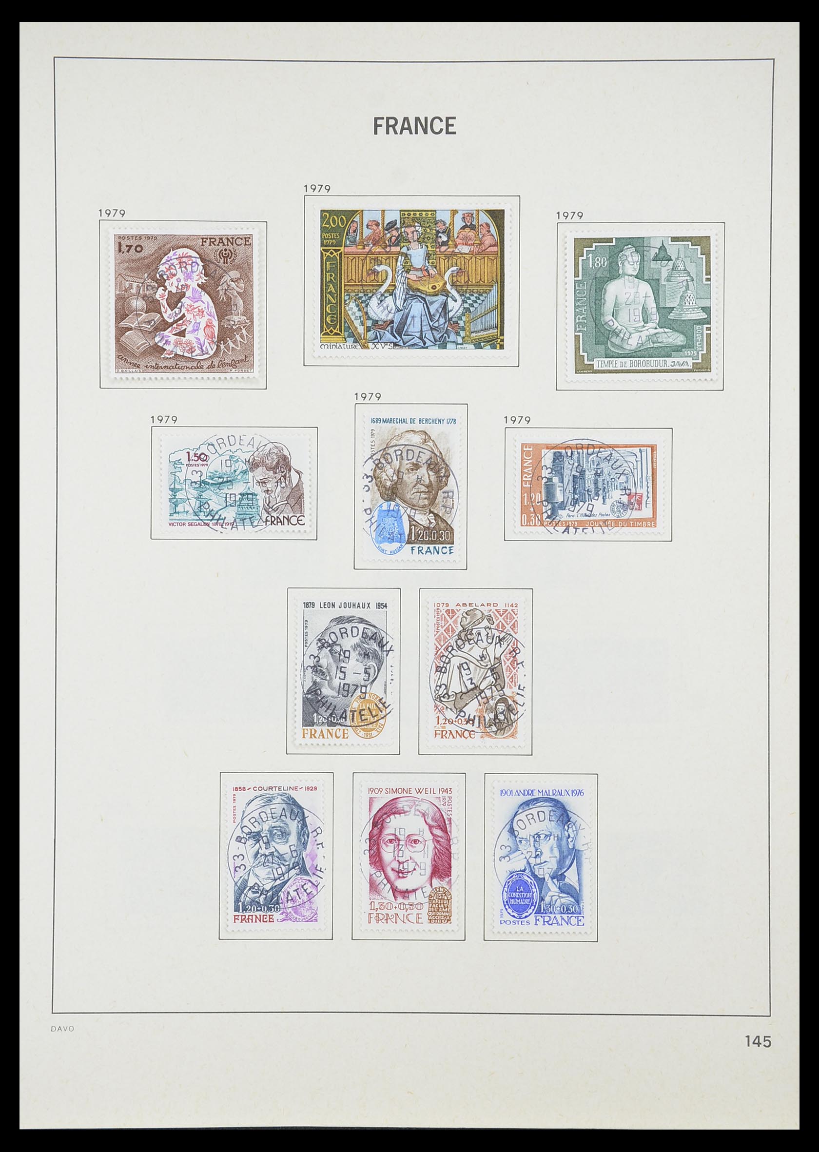 33819 152 - Postzegelverzameling 33819 Frankrijk 1849-1988.