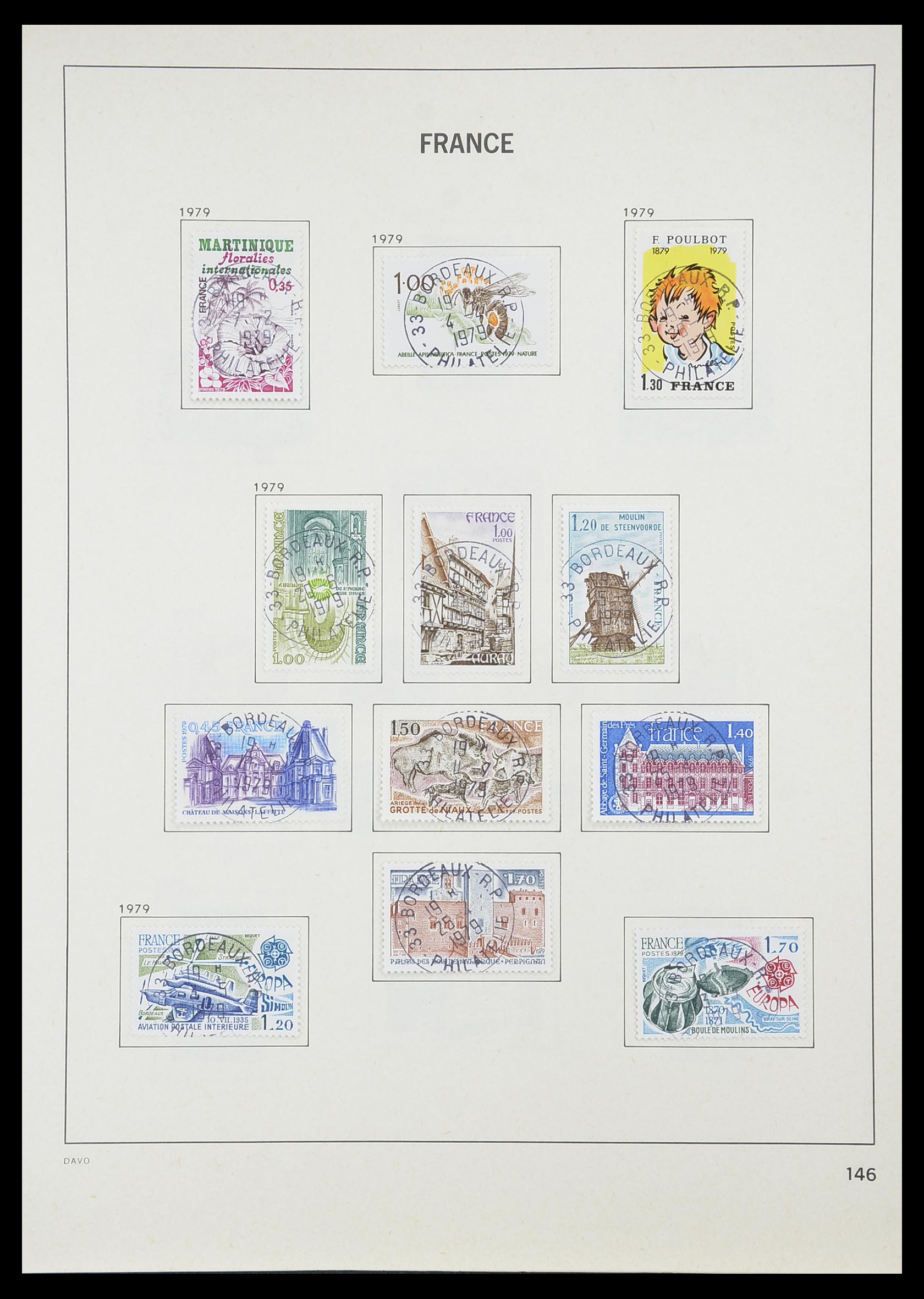 33819 153 - Postzegelverzameling 33819 Frankrijk 1849-1988.