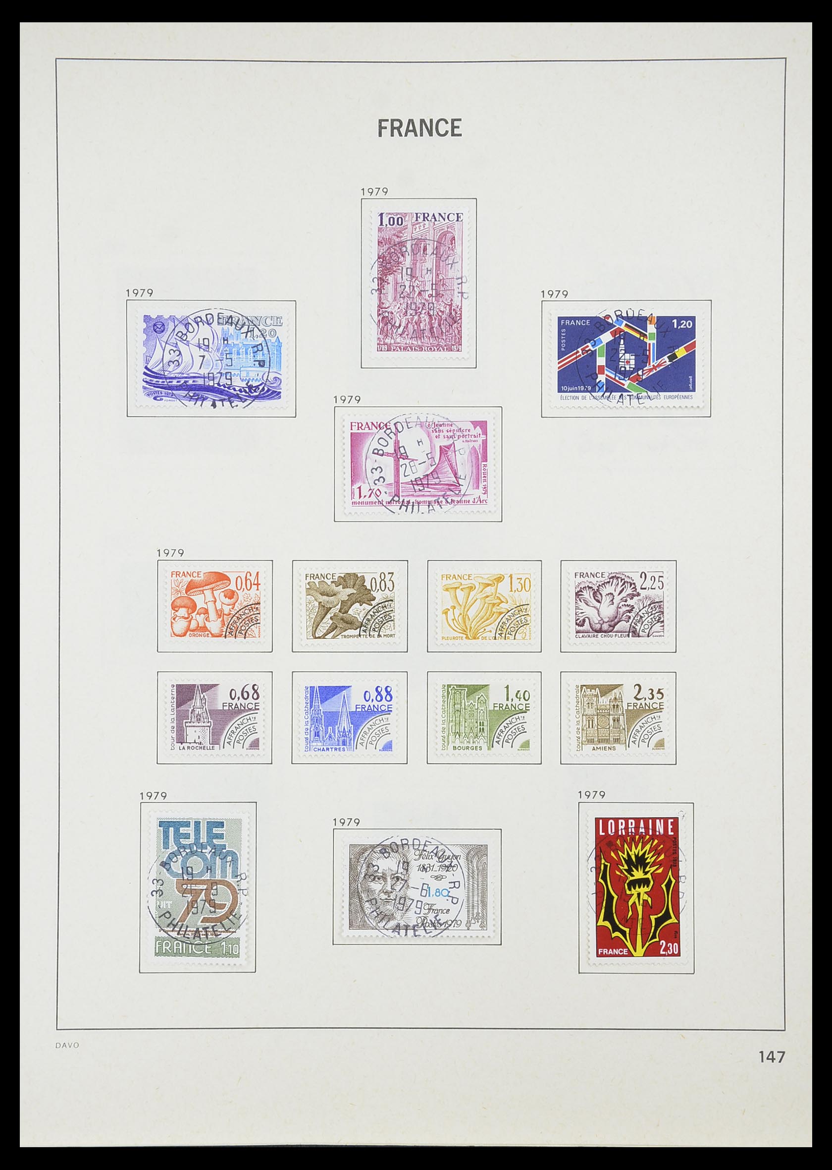 33819 154 - Postzegelverzameling 33819 Frankrijk 1849-1988.