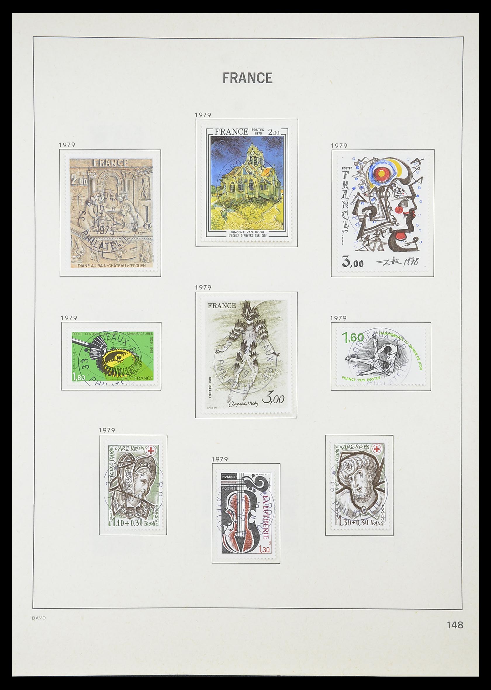 33819 155 - Postzegelverzameling 33819 Frankrijk 1849-1988.