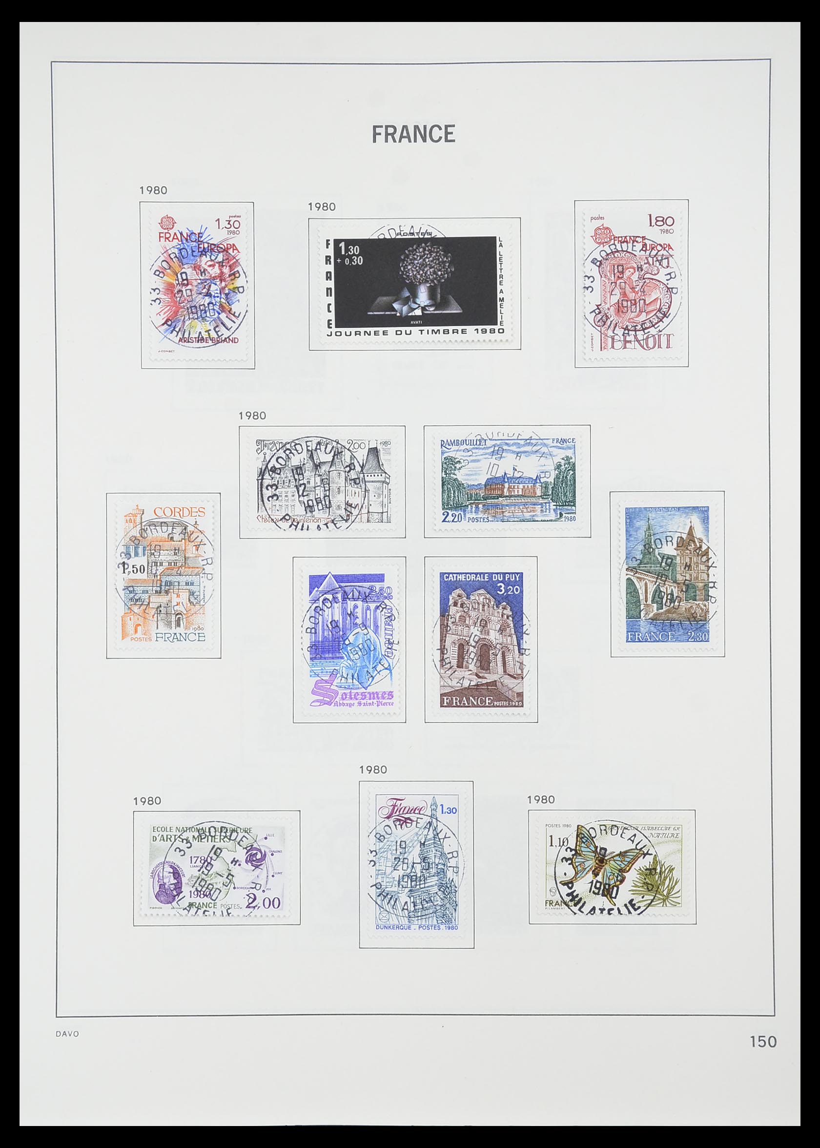 33819 157 - Postzegelverzameling 33819 Frankrijk 1849-1988.