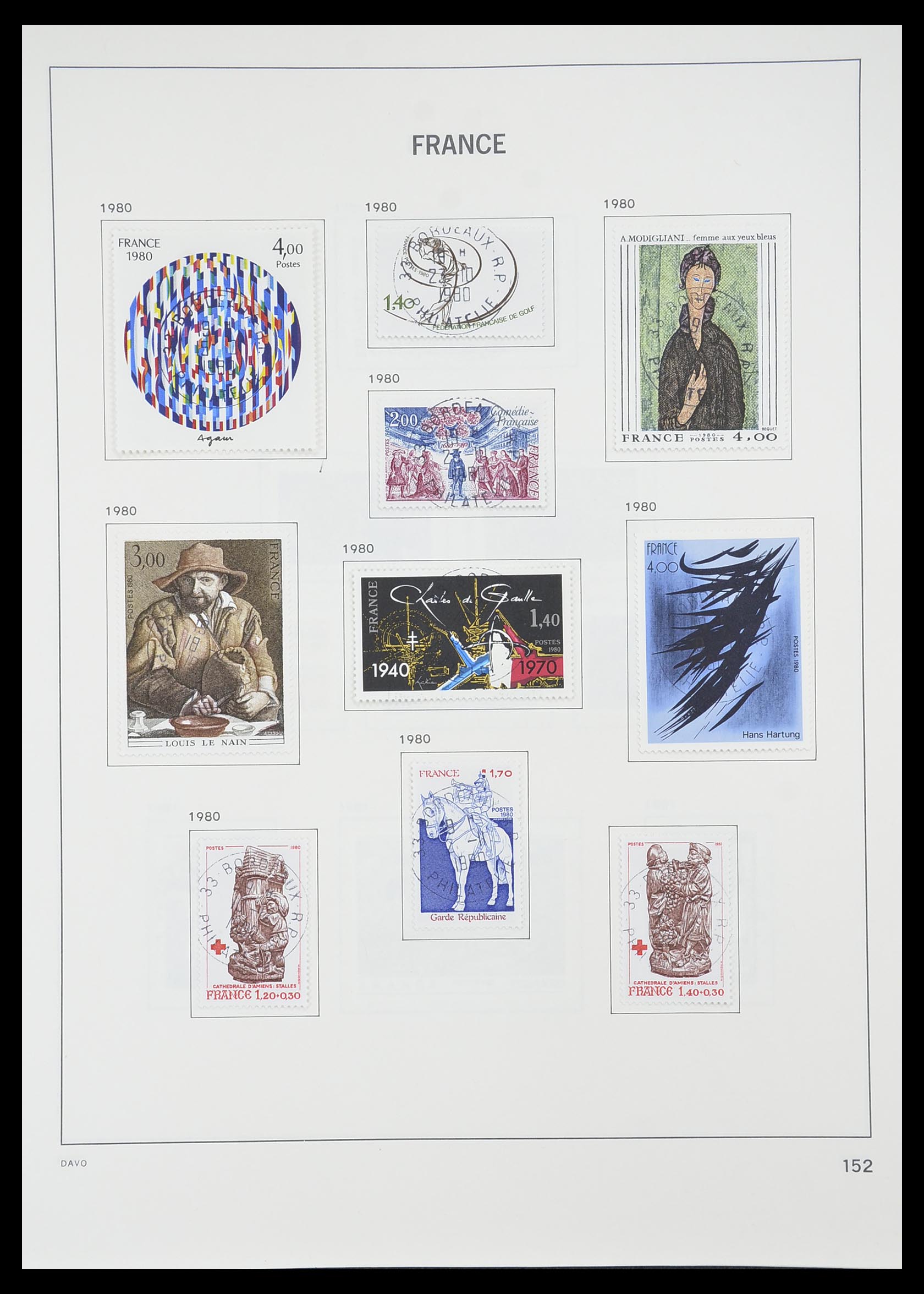 33819 159 - Postzegelverzameling 33819 Frankrijk 1849-1988.