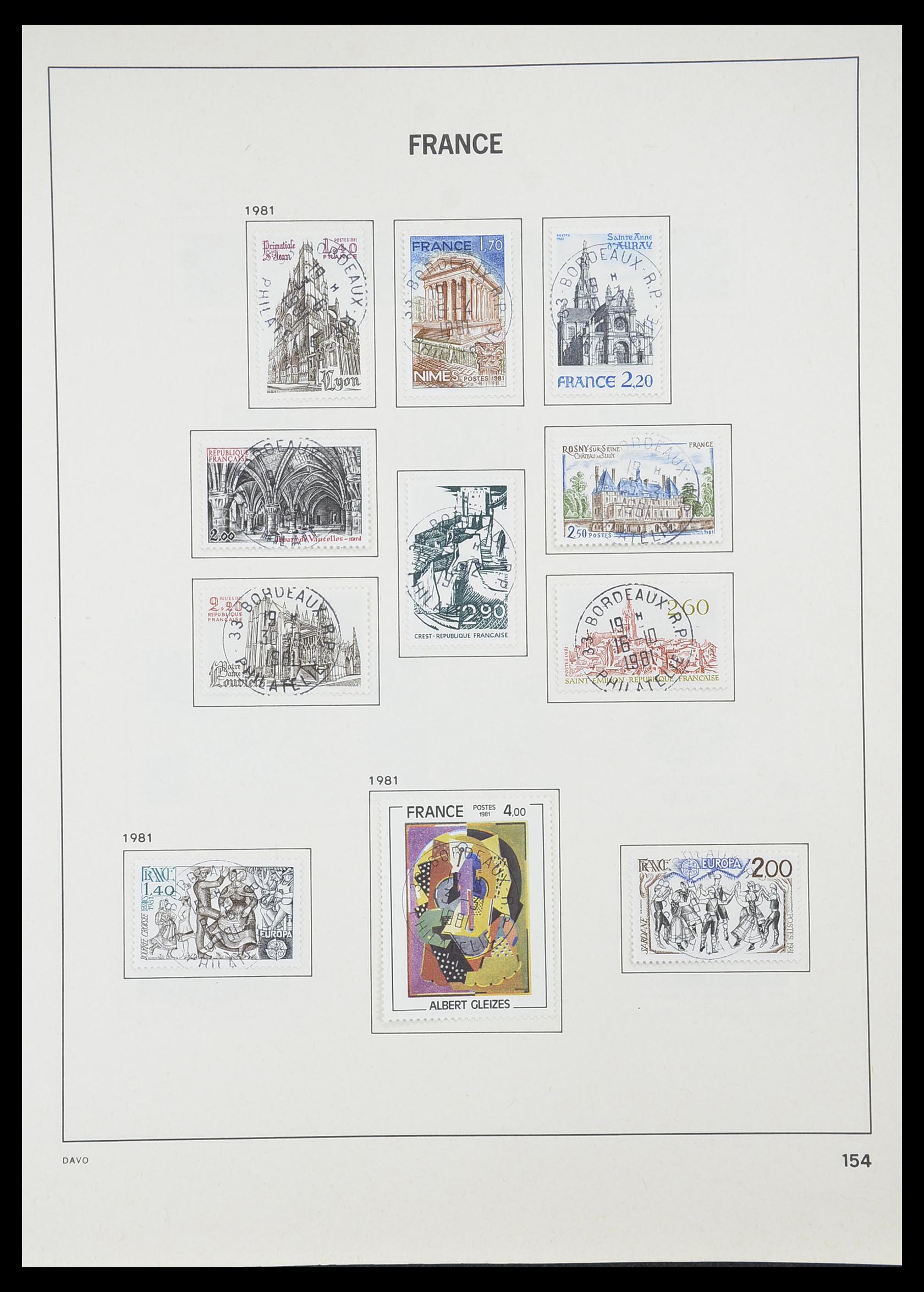 33819 161 - Postzegelverzameling 33819 Frankrijk 1849-1988.
