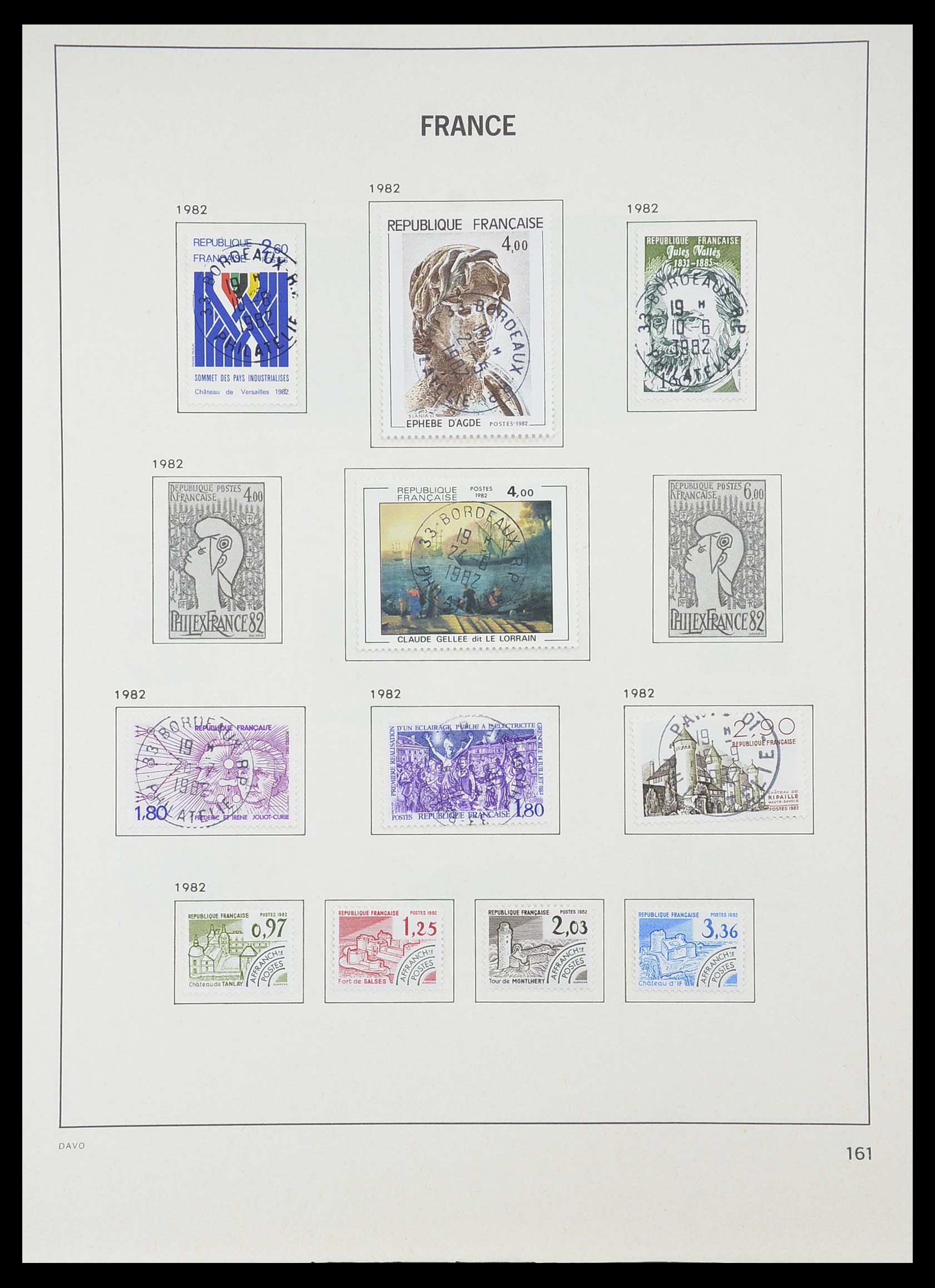 33819 169 - Postzegelverzameling 33819 Frankrijk 1849-1988.