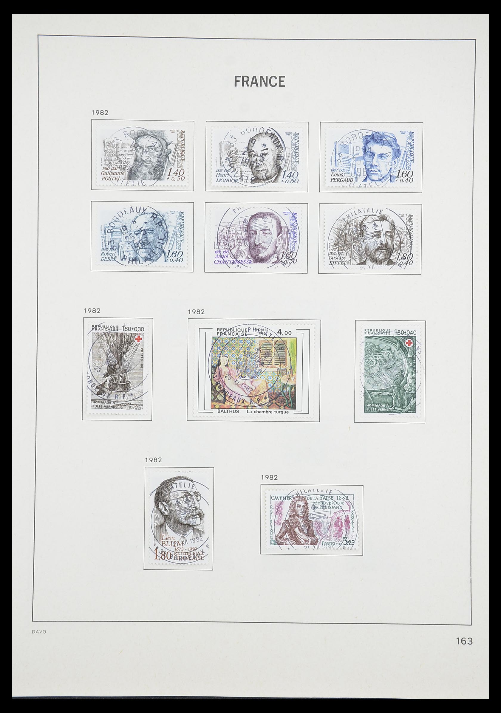 33819 171 - Postzegelverzameling 33819 Frankrijk 1849-1988.
