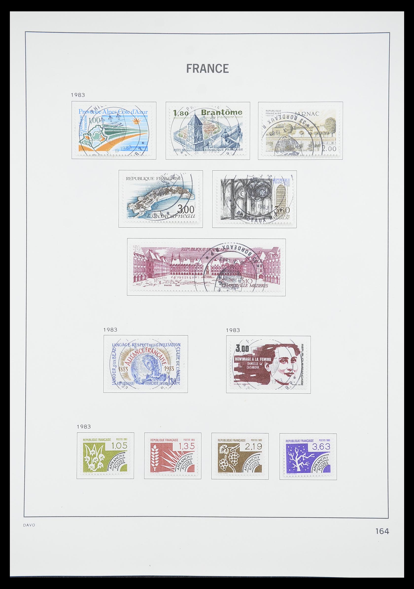 33819 172 - Postzegelverzameling 33819 Frankrijk 1849-1988.