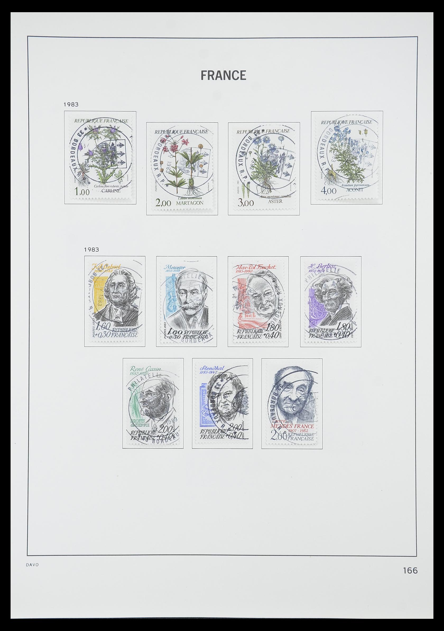 33819 174 - Postzegelverzameling 33819 Frankrijk 1849-1988.