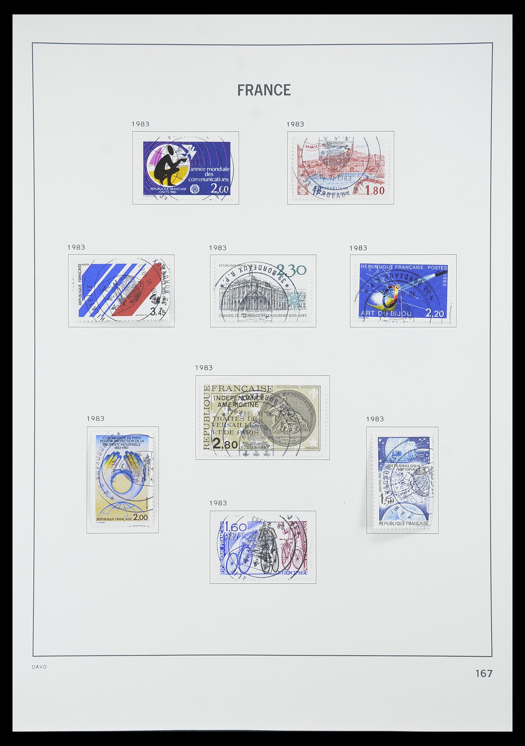 33819 175 - Postzegelverzameling 33819 Frankrijk 1849-1988.