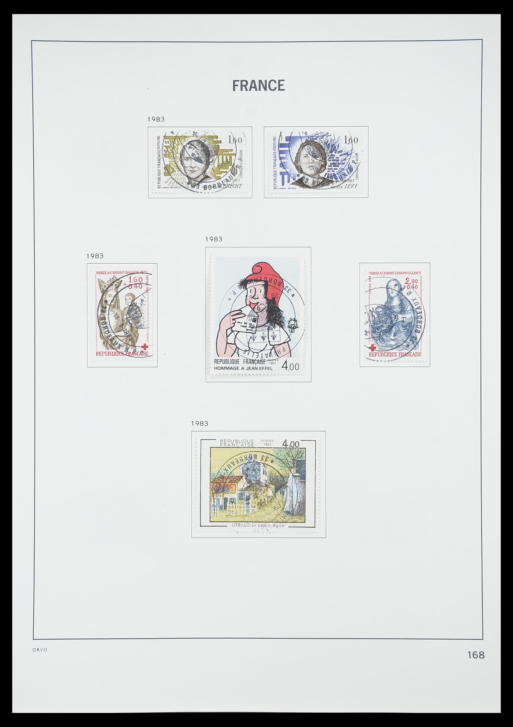 33819 176 - Postzegelverzameling 33819 Frankrijk 1849-1988.