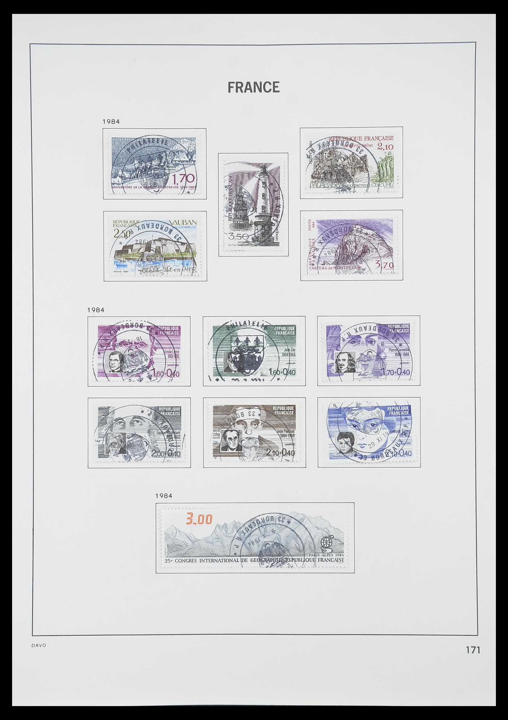 33819 179 - Postzegelverzameling 33819 Frankrijk 1849-1988.