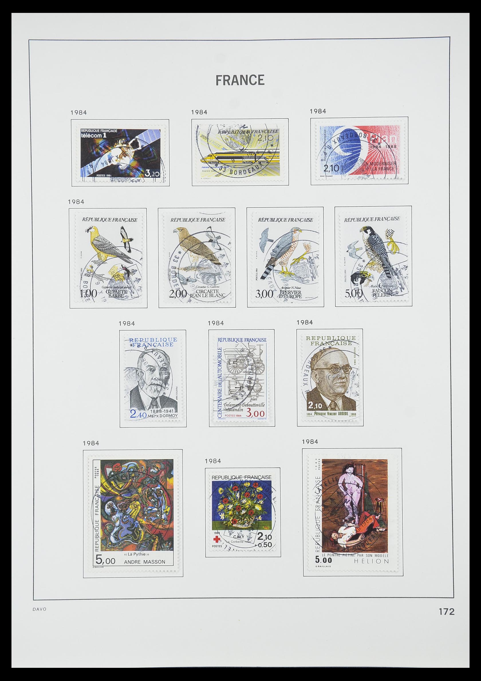 33819 180 - Postzegelverzameling 33819 Frankrijk 1849-1988.