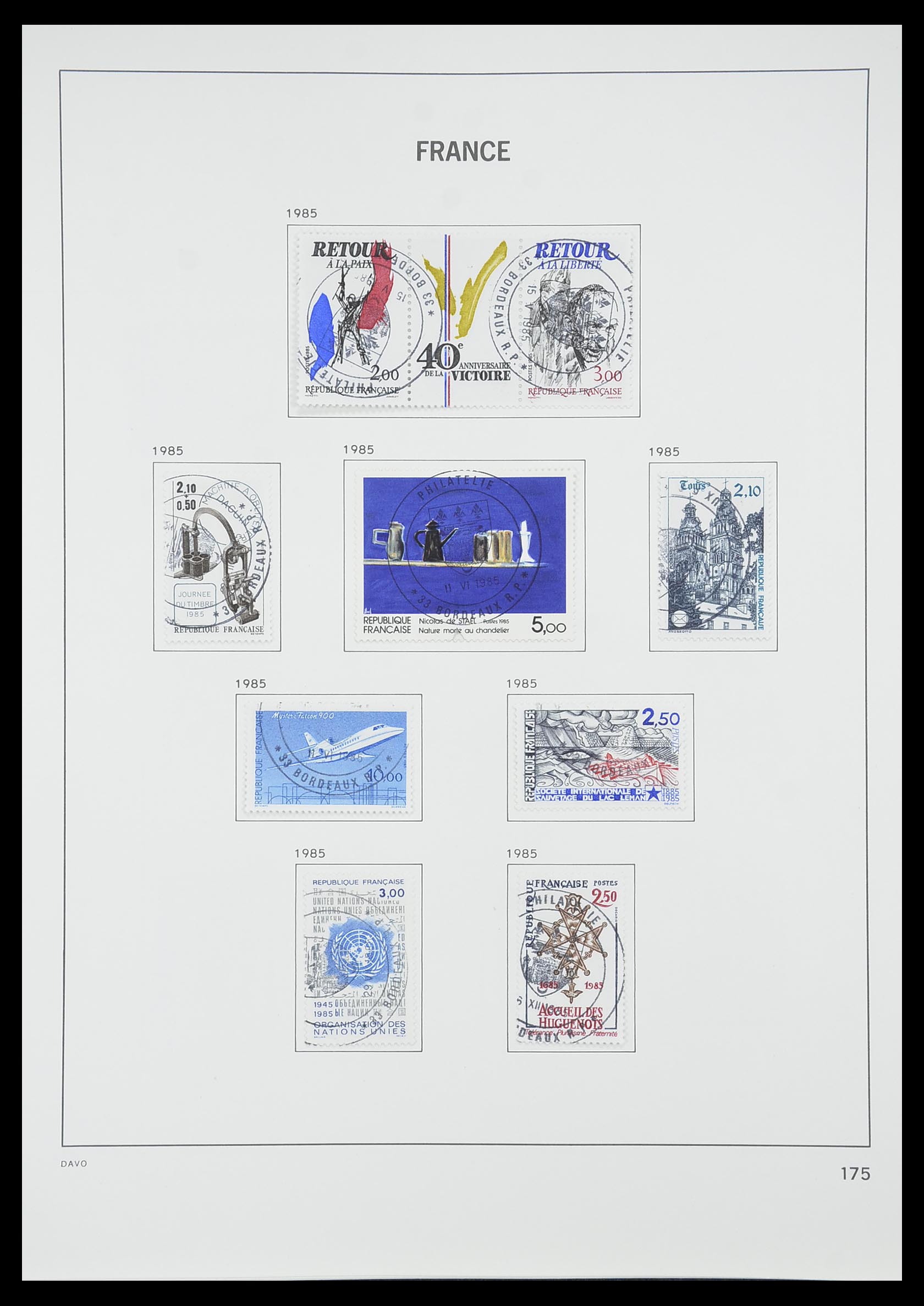33819 183 - Postzegelverzameling 33819 Frankrijk 1849-1988.