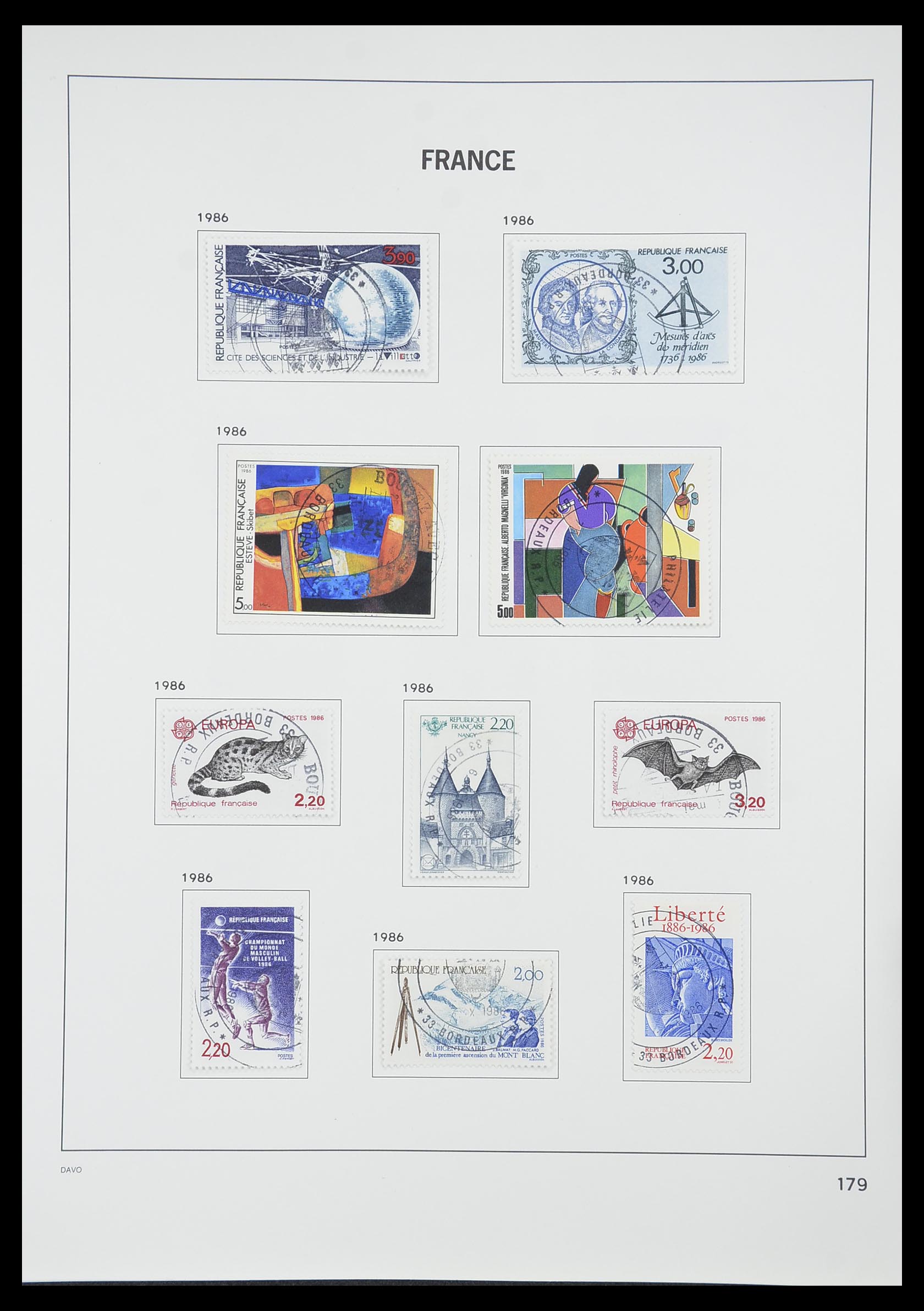 33819 187 - Postzegelverzameling 33819 Frankrijk 1849-1988.