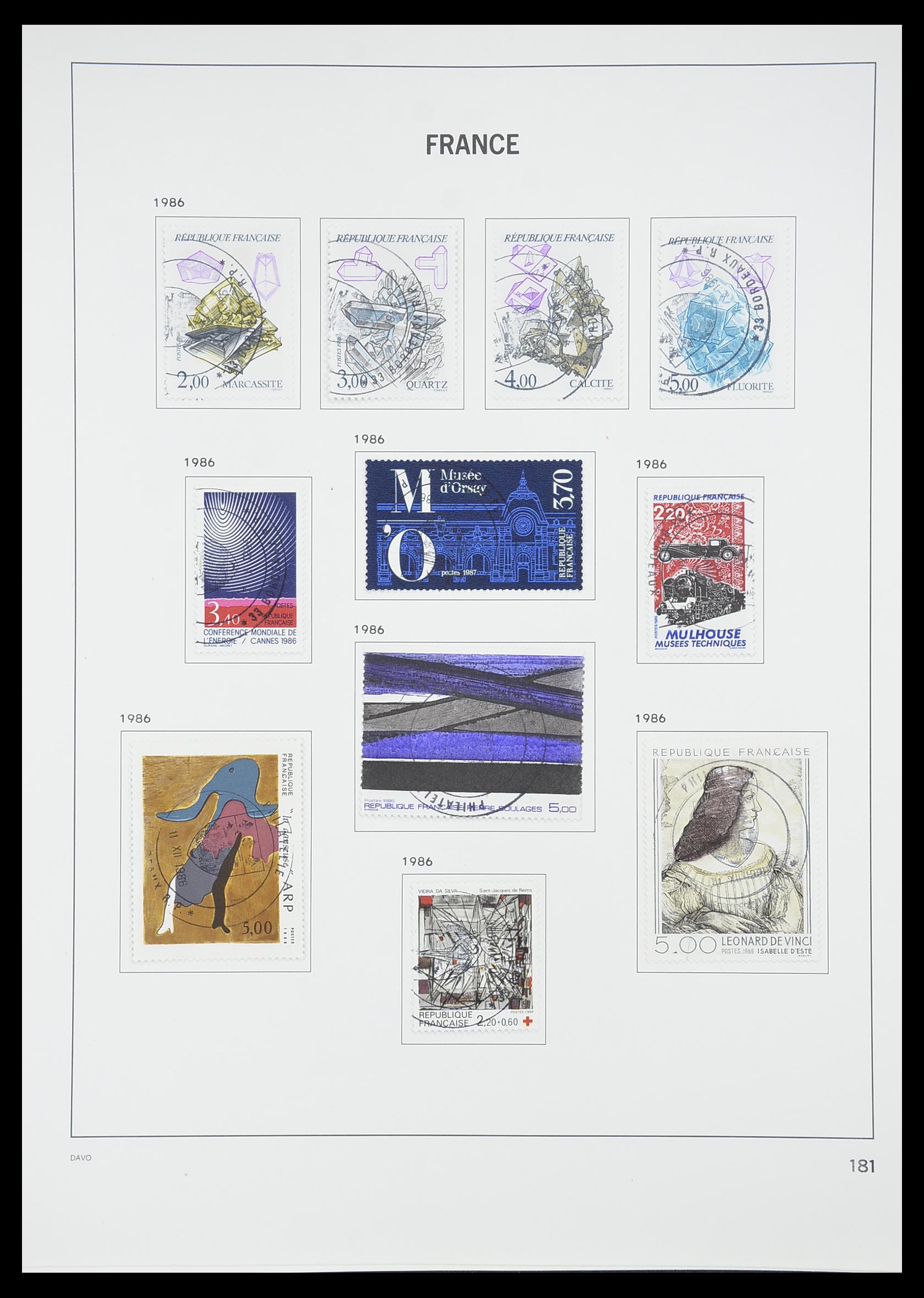 33819 189 - Postzegelverzameling 33819 Frankrijk 1849-1988.