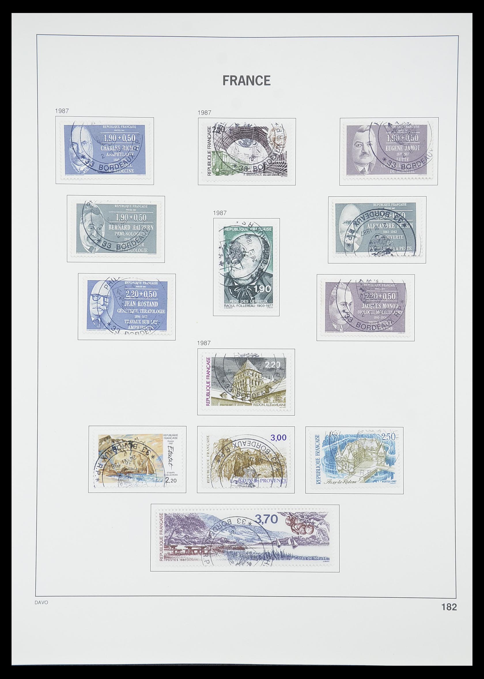 33819 190 - Postzegelverzameling 33819 Frankrijk 1849-1988.
