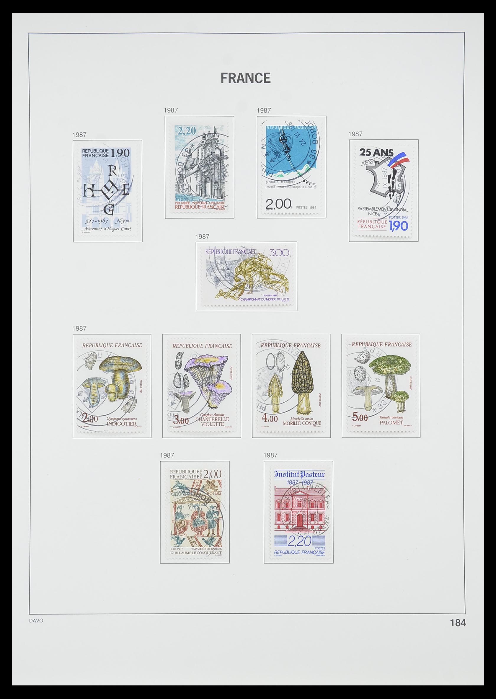 33819 192 - Postzegelverzameling 33819 Frankrijk 1849-1988.